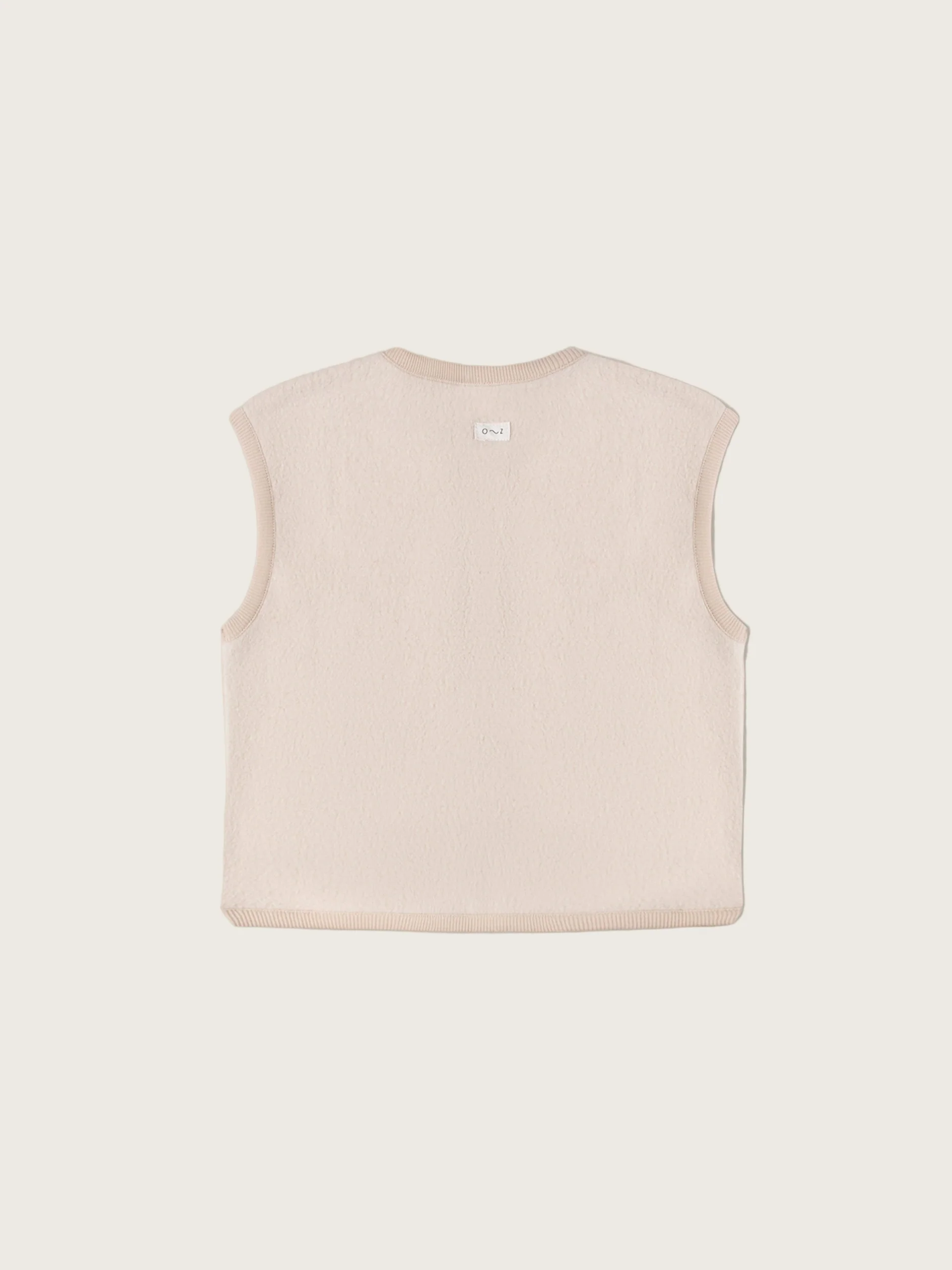 Almond Fleece Vest - Image 3