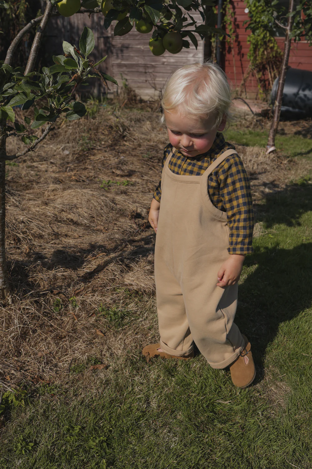 Biscuit Oversized Dungarees - Image 6