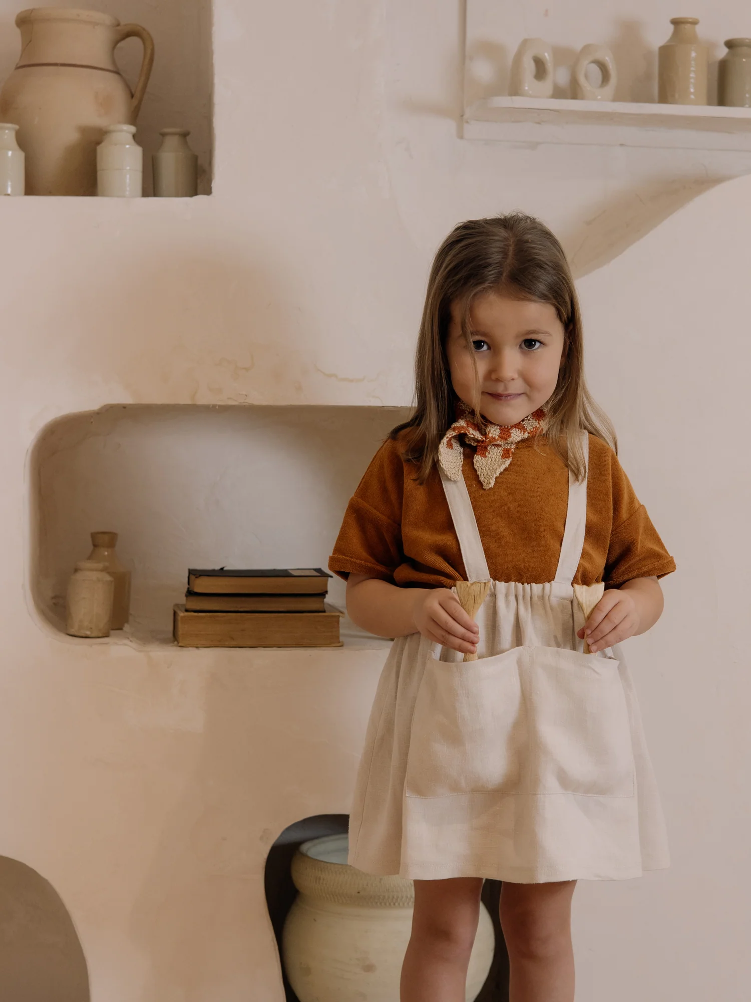 Ceramic White Maker Crossback Skirt - Image 3