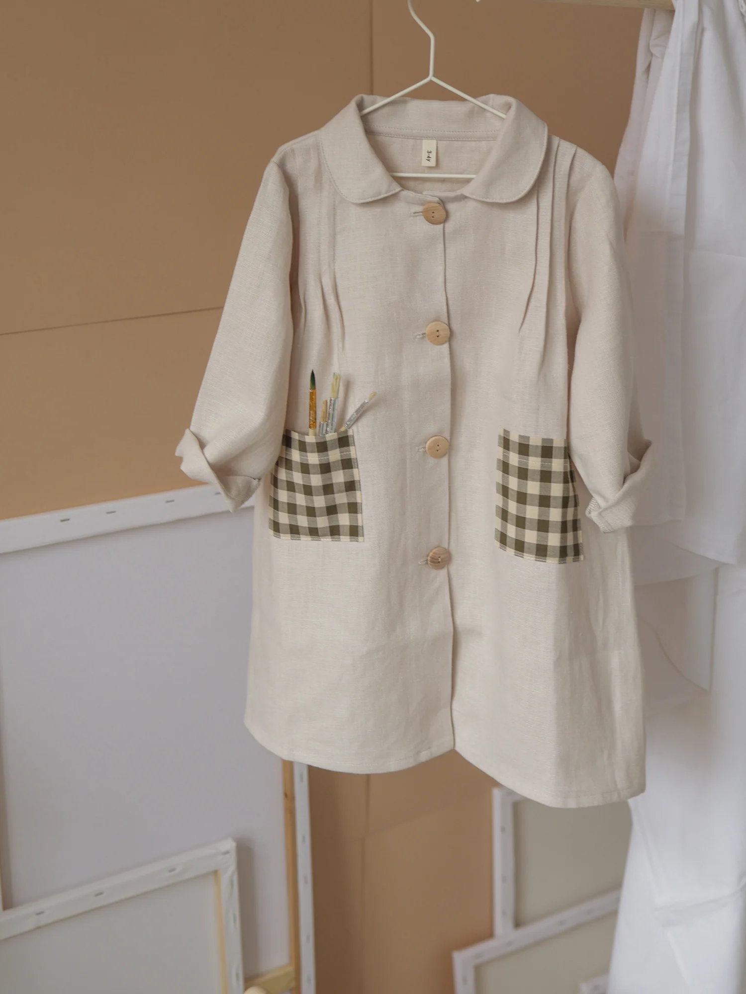 Ceramic White Potter Dress - Image 7
