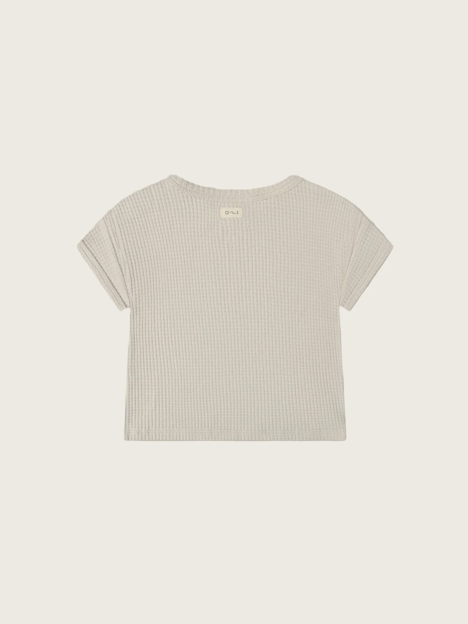Ceramic White Waffle Boxy T-shirt - Image 4