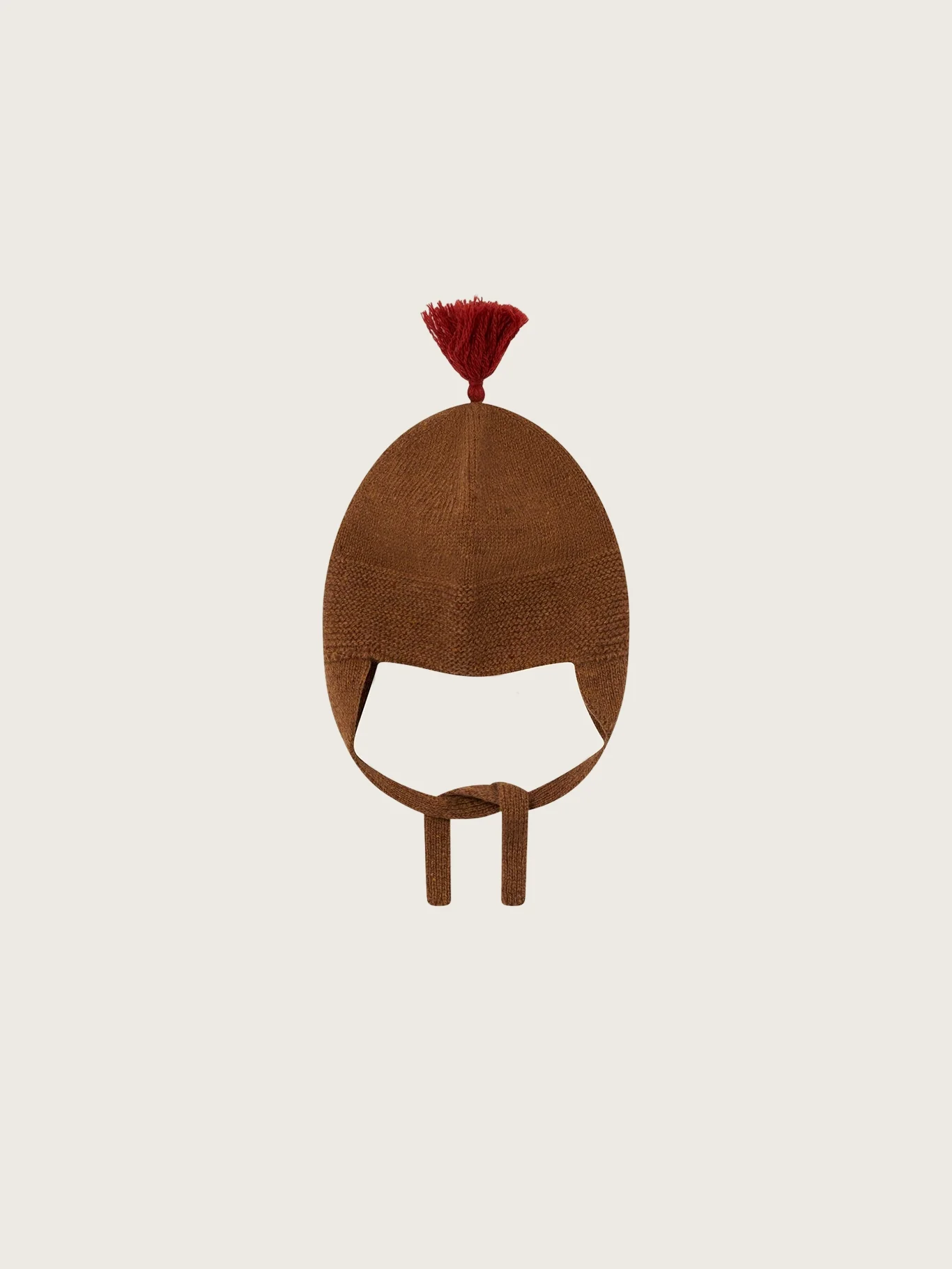 Chestnut Contrast Tassel Hat - Image 5
