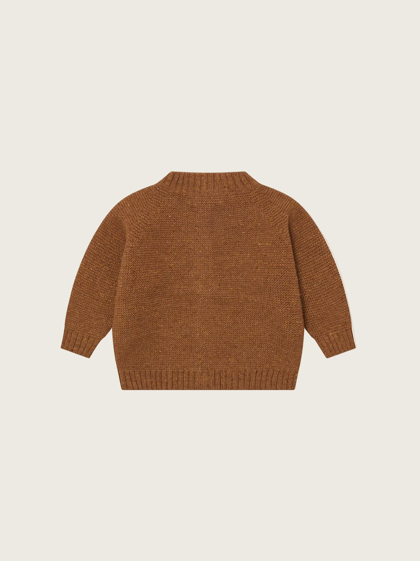 Chestnut Wool Cardigan - Image 5
