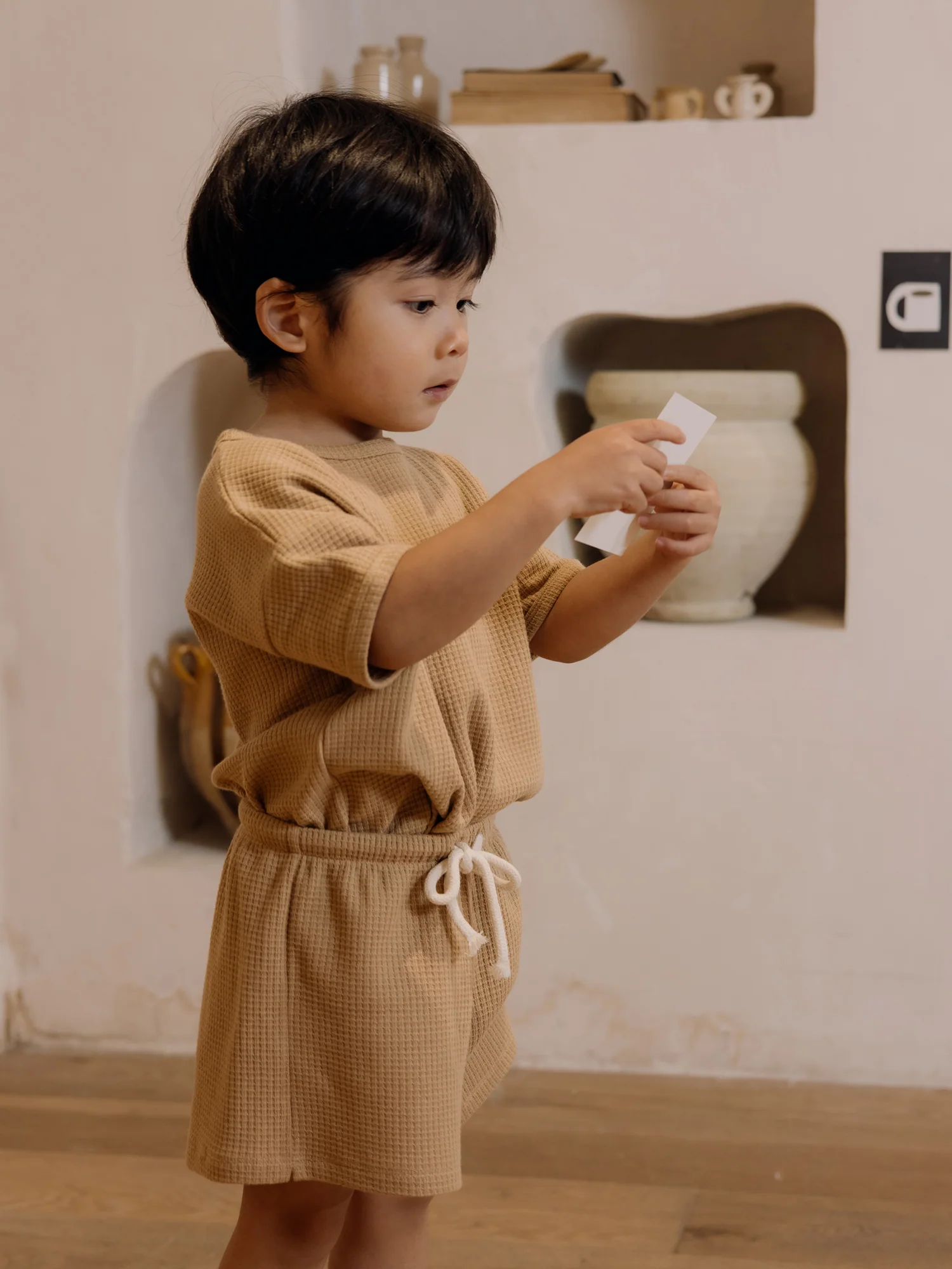Claypot Waffle Boxy T-shirt - Image 6