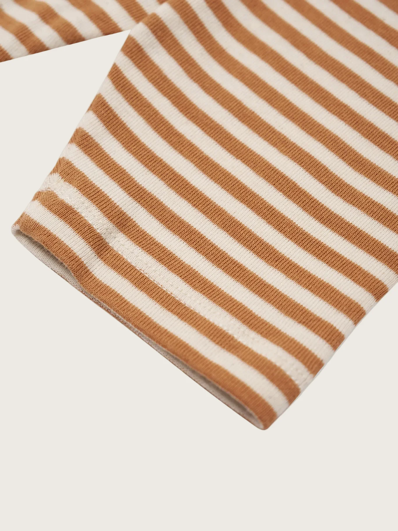 Copper Stripes Biker Shorts - Image 3