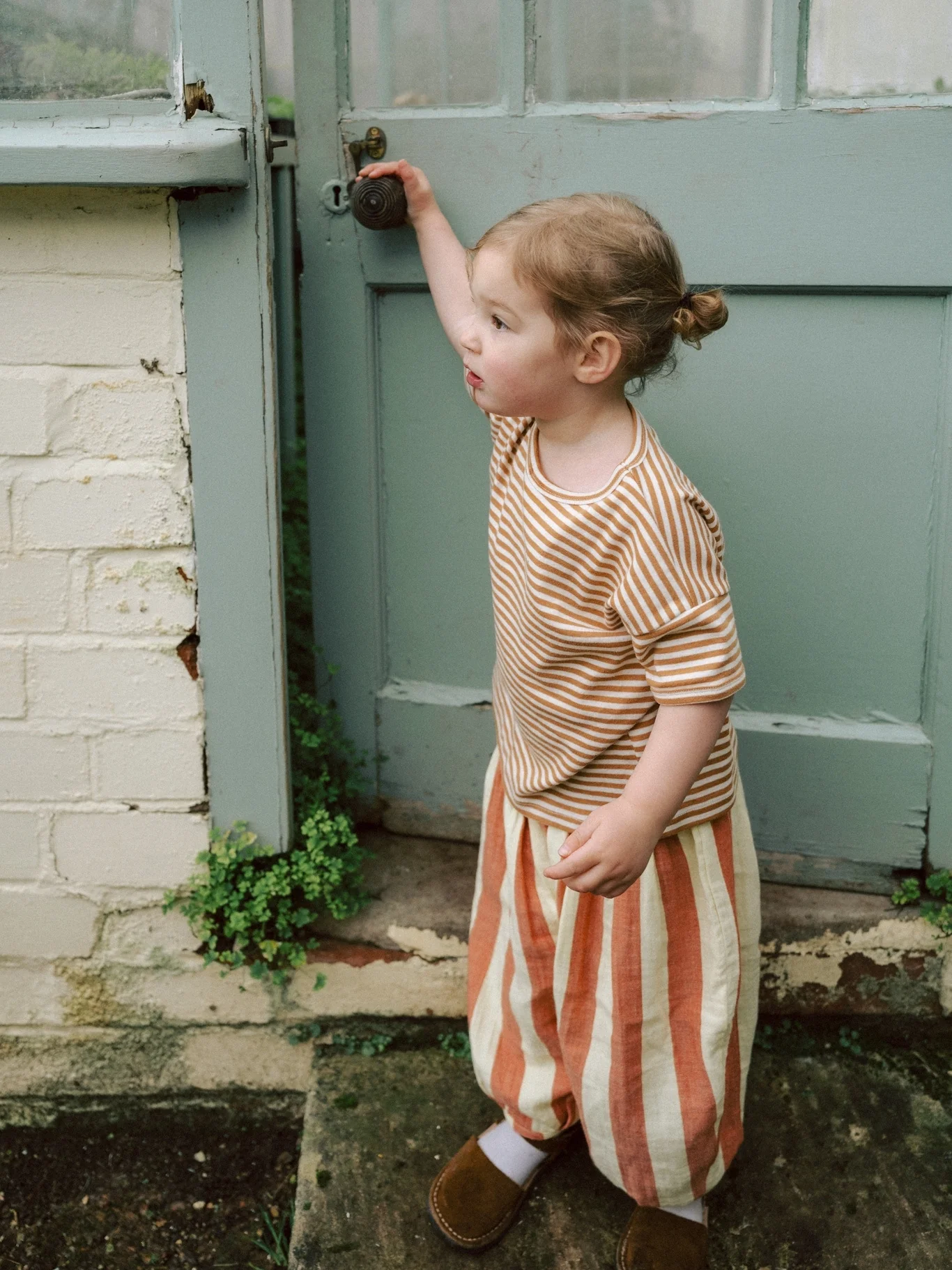 Copper Stripes Boxy T-Shirt - Image 5