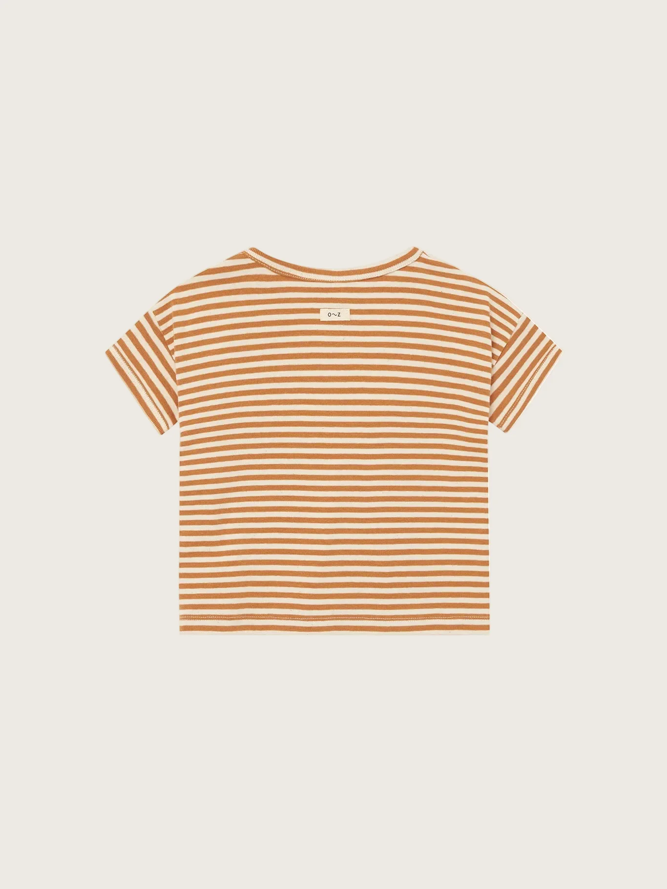 Copper Stripes Boxy T-Shirt - Image 6
