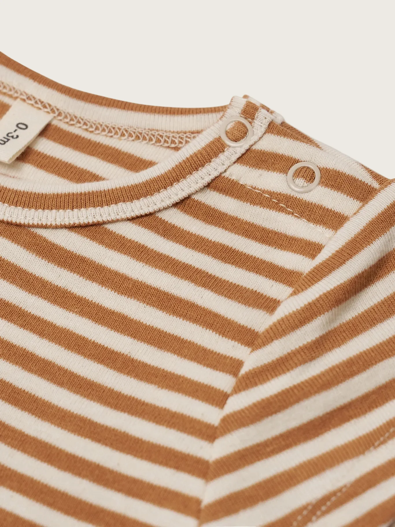 Copper Stripes Short Sleeve Bodysuit - Image 3