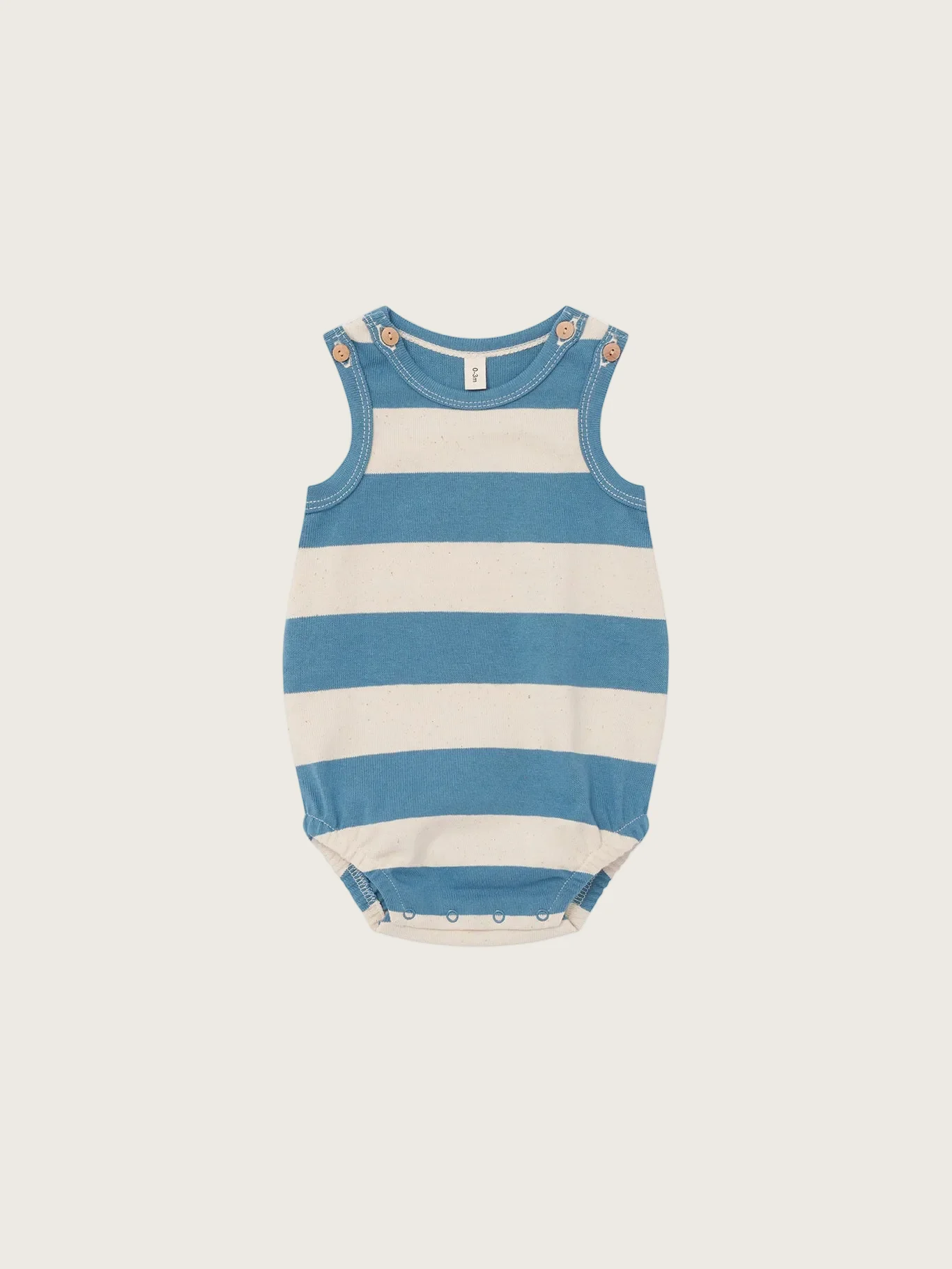 Deck Chair Stripes Sleeveless Bodysuit