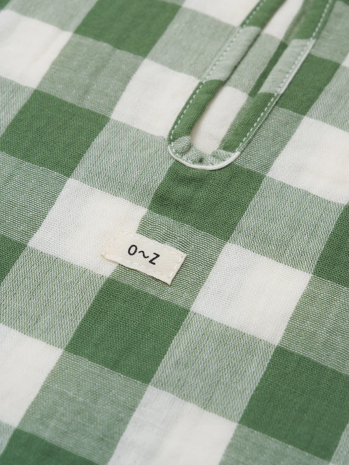 Dill Gingham Boxy T-Shirt - Image 3