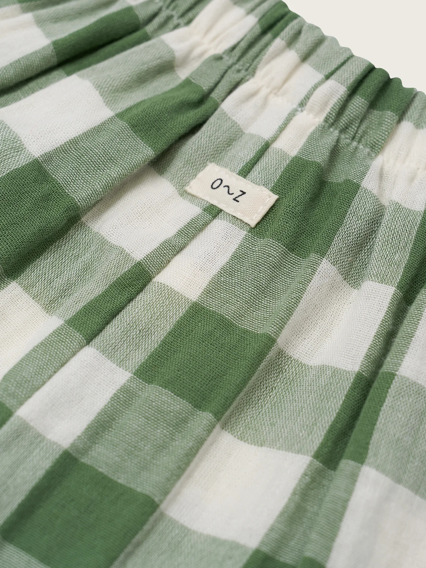 Dill Gingham Frill Culottes - Image 3