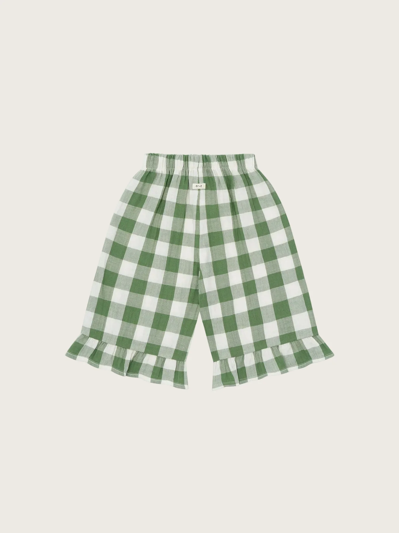 Dill Gingham Frill Culottes - Image 6