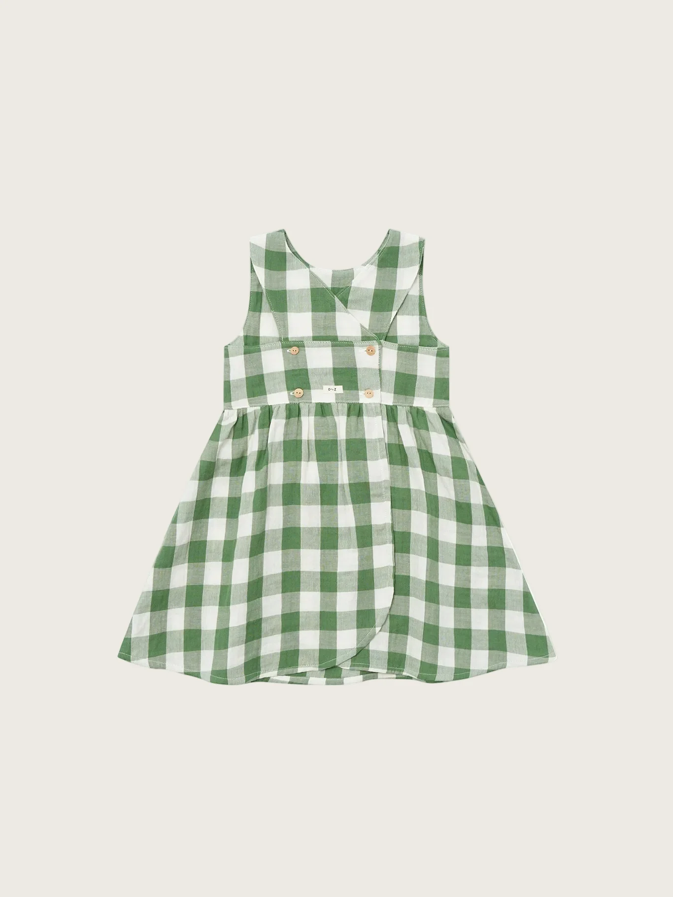 Dill Gingham Sleeveless Dress - Image 6