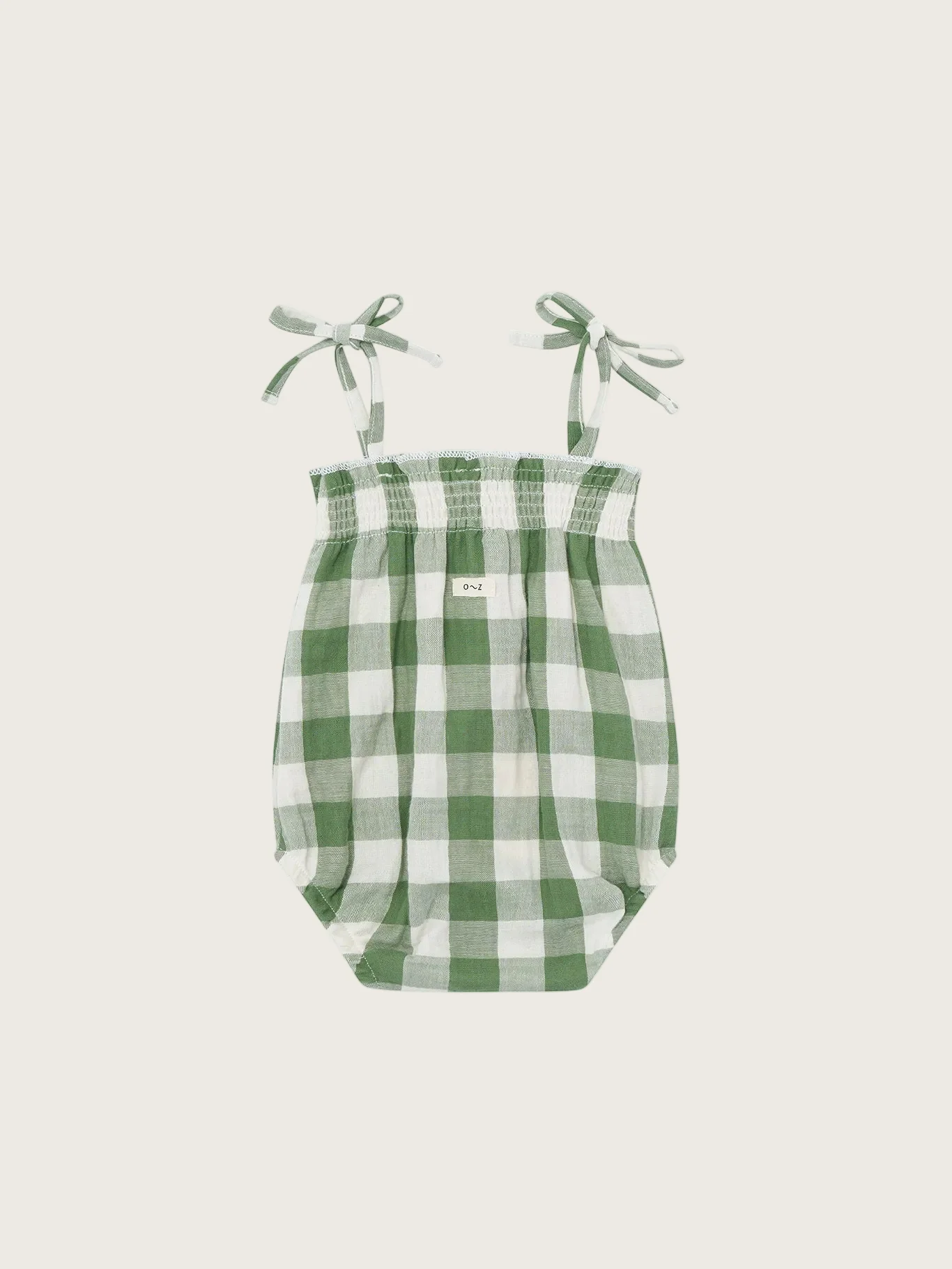Dill Gingham Spaghetti Bodysuit - Image 6