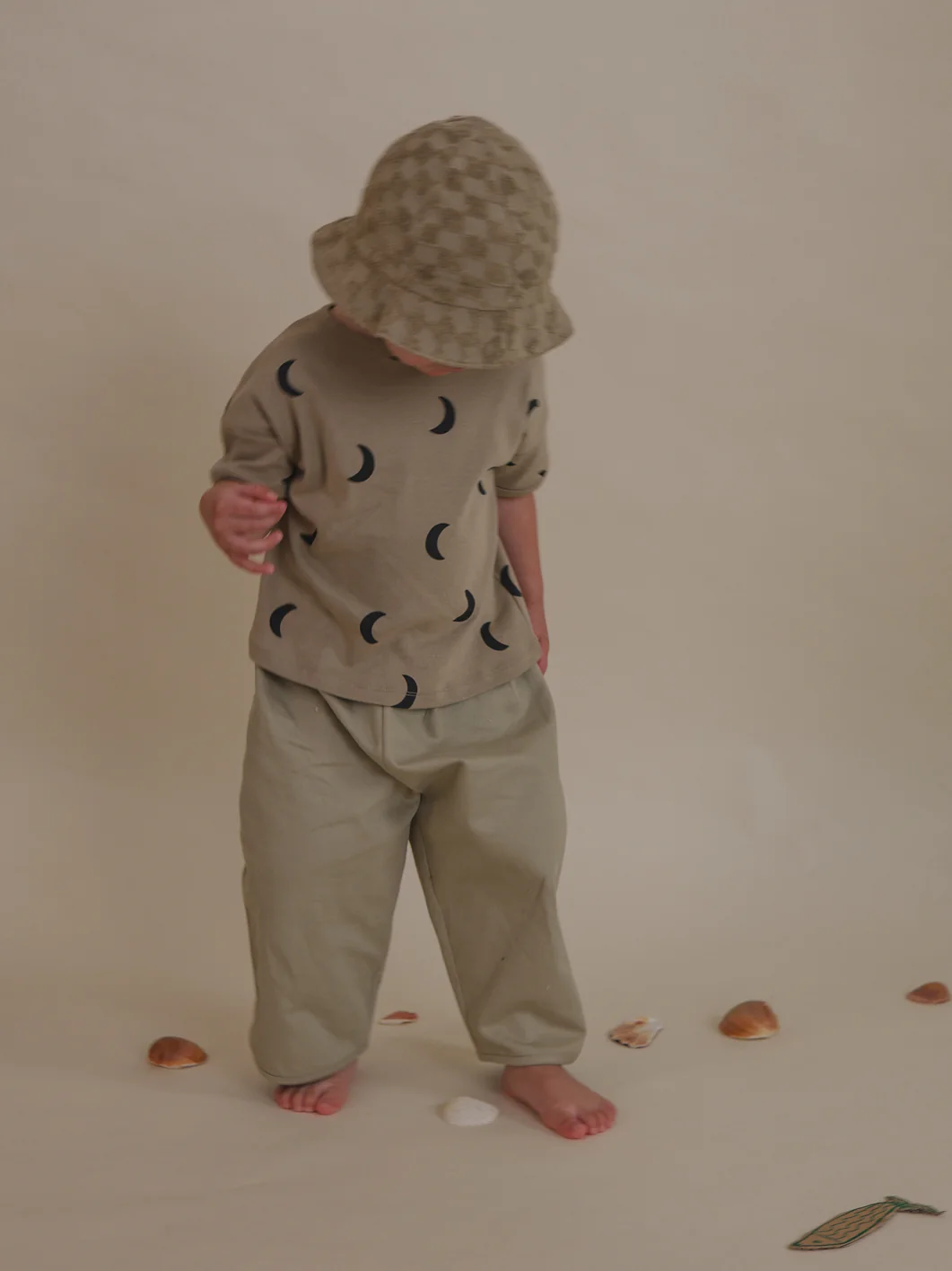 Dusky Checkerboard Terry Sun Hat - Image 6