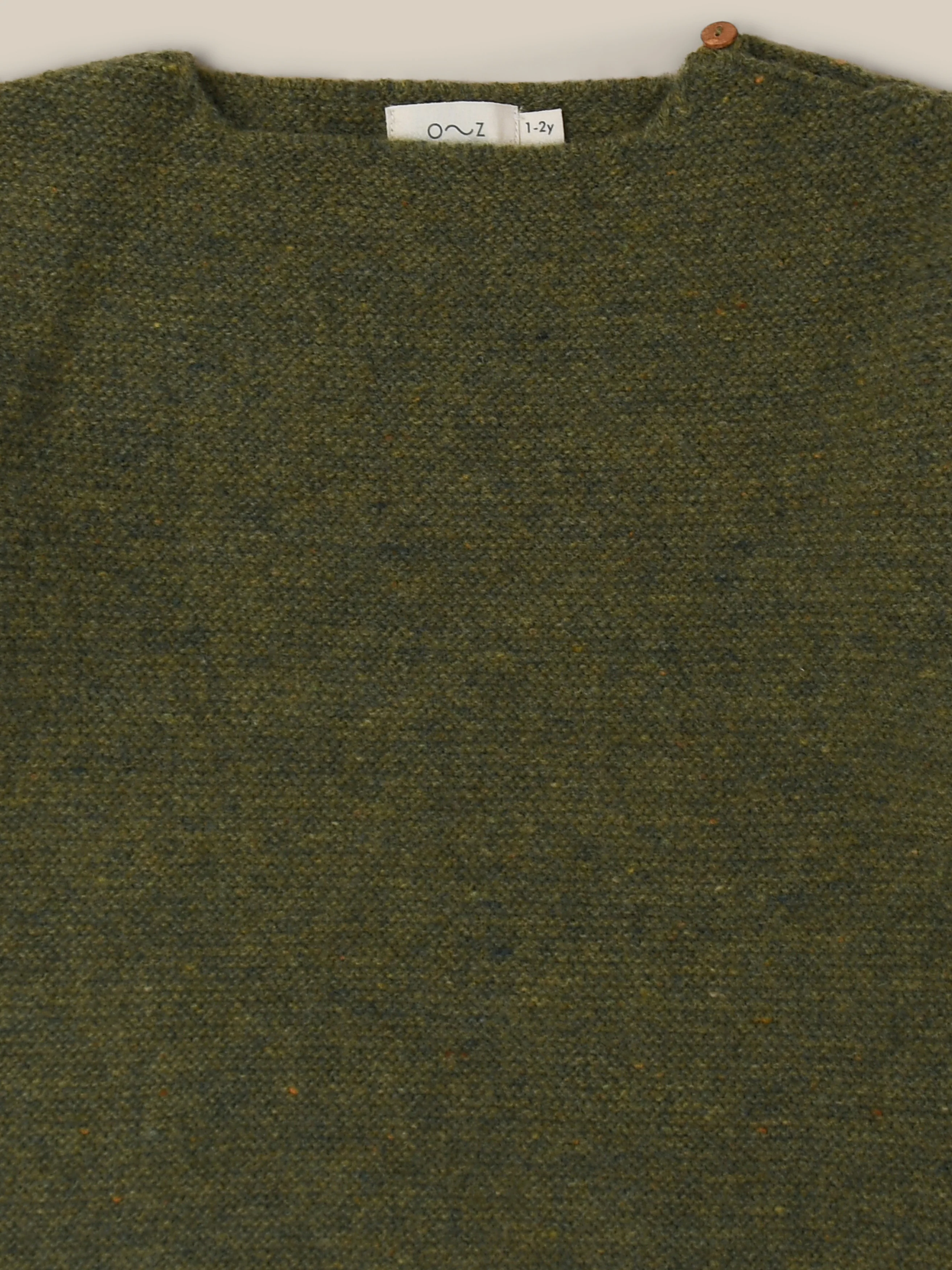 Artichoke Shoulder Button Wool Jumper - Image 3
