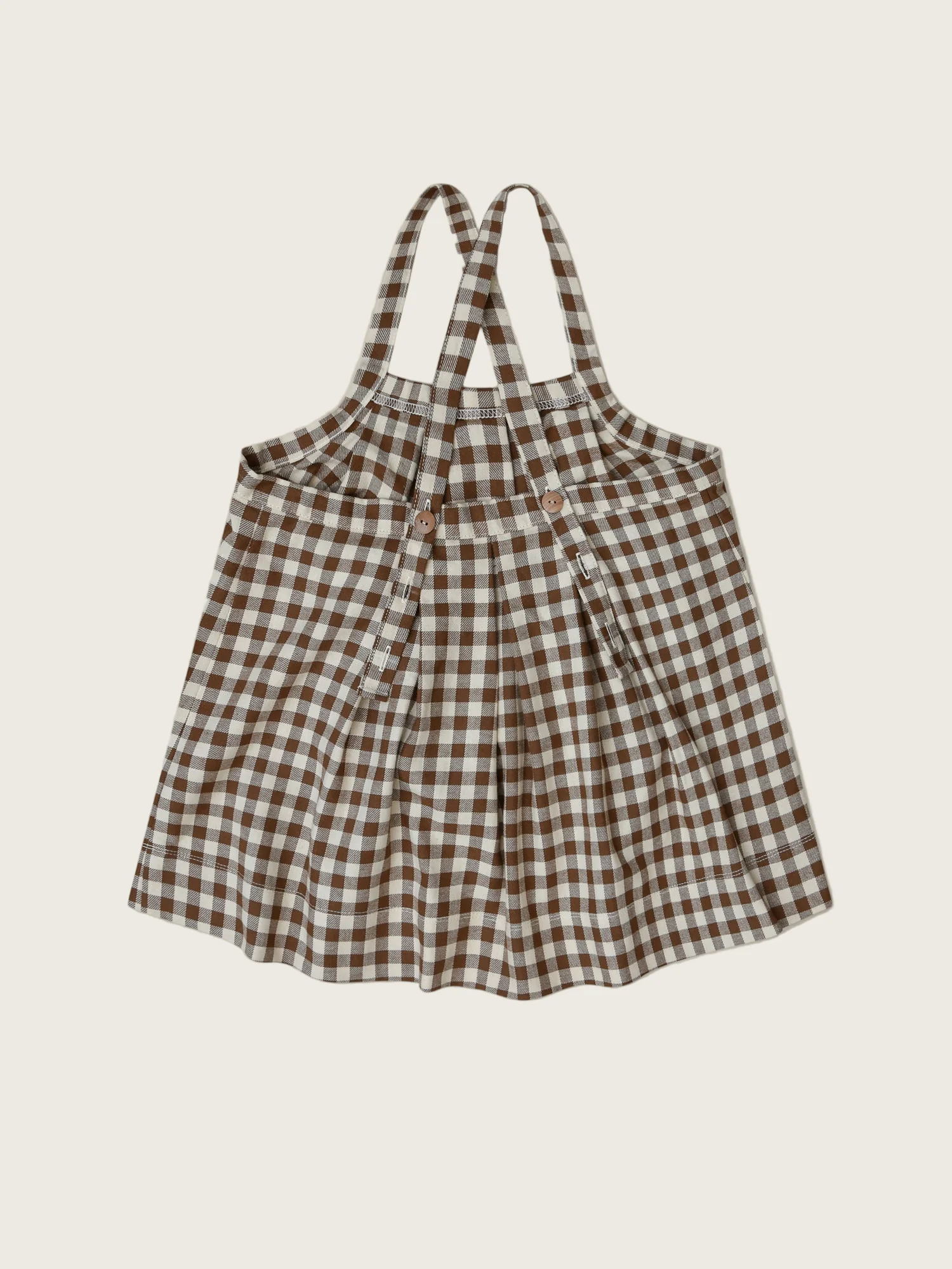 Chestnut Gingham Tribe Skirt - Image 5