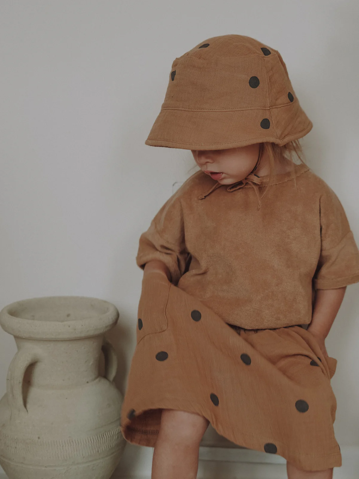 Gold Dots Bucket Sun Hat - Image 3