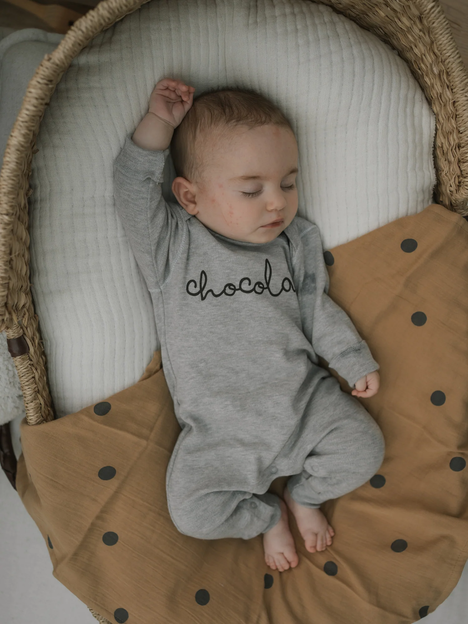 Grey Melange Chocolate Playsuit - Image 2
