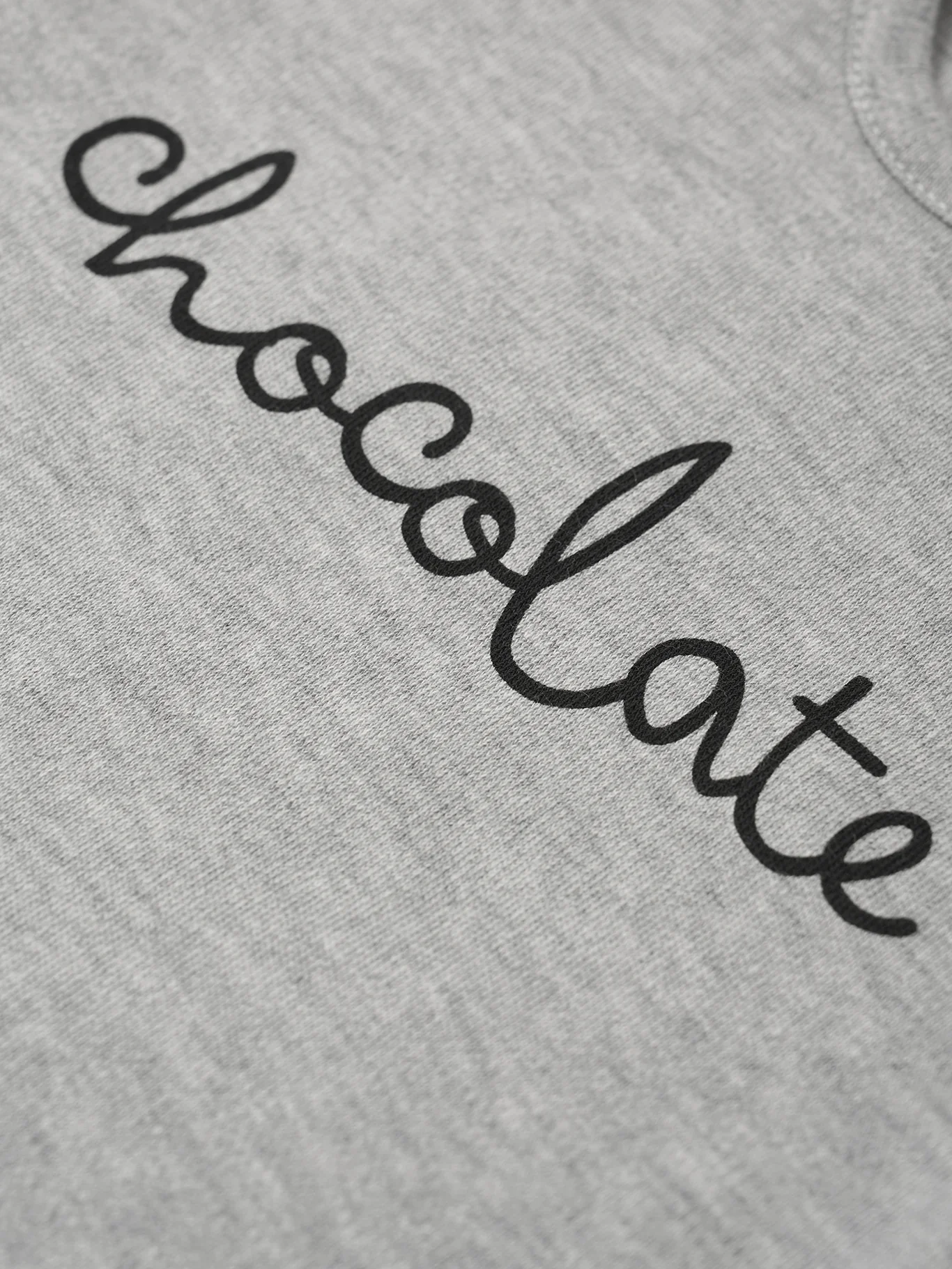 Grey Melange Chocolate Playsuit - Image 3