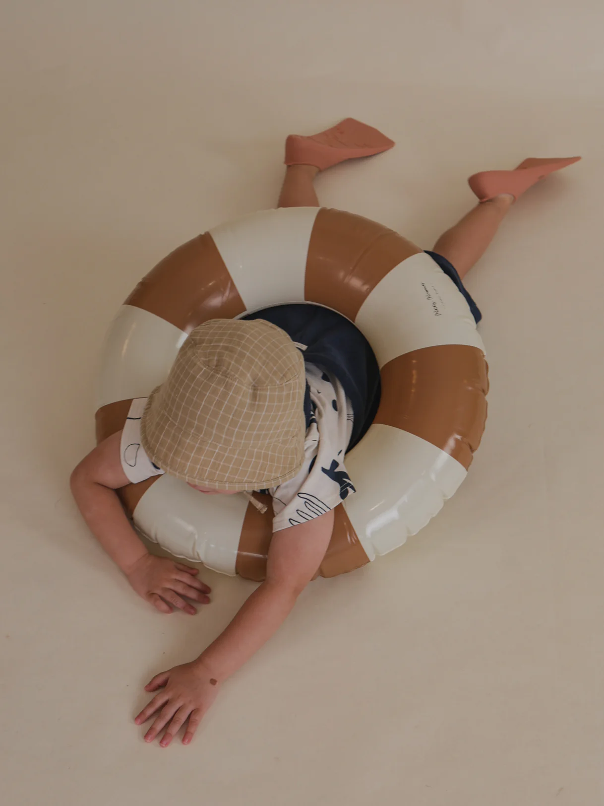 Grid Check Wheat Bucket Sun Hat - Image 4