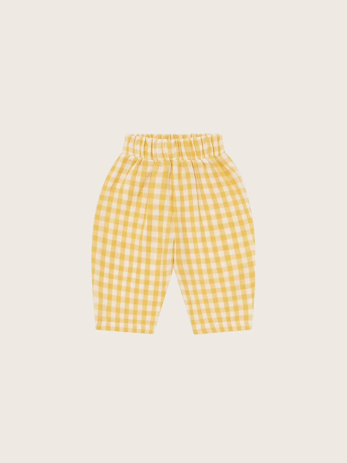Honeycomb Gingham Fisherman Pants
