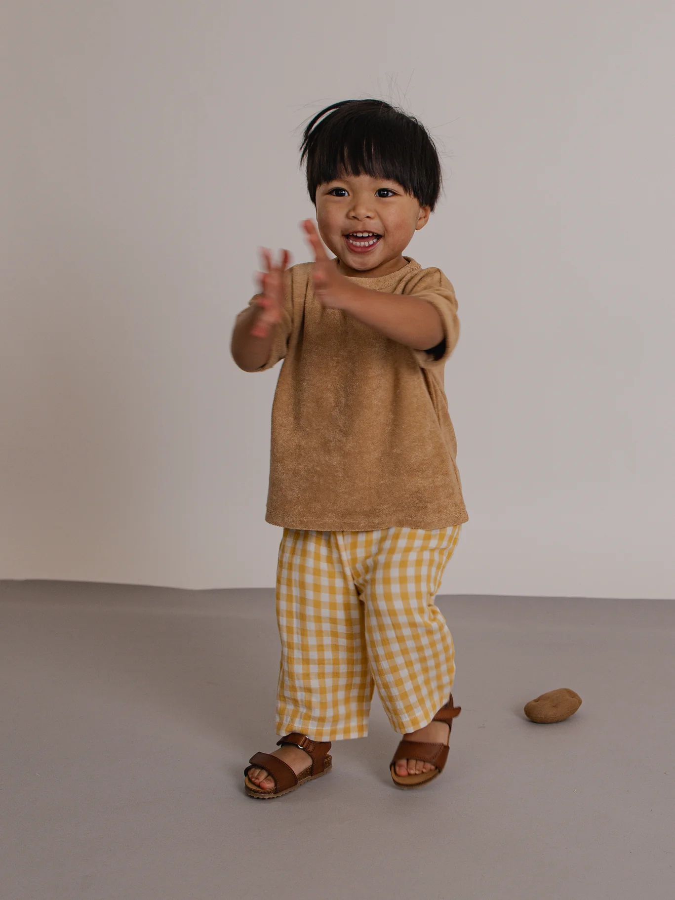 Honeycomb Gingham Fisherman Pants - Image 2