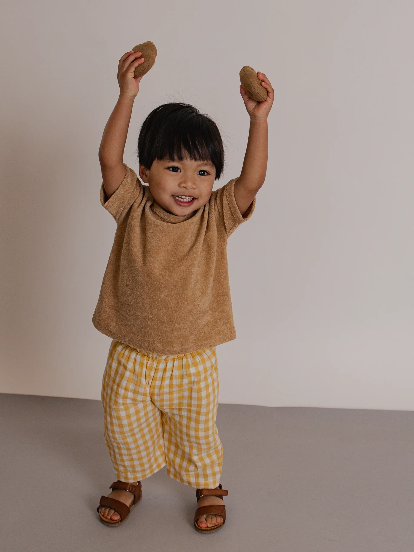 Honeycomb Gingham Fisherman Pants - Image 4