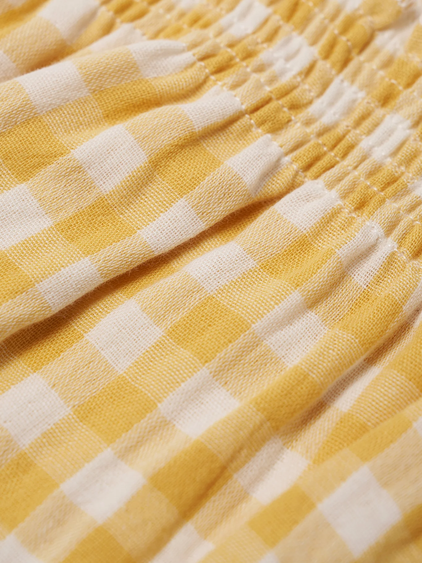 Honeycomb Gingham Spaghetti Bodysuit - Image 3