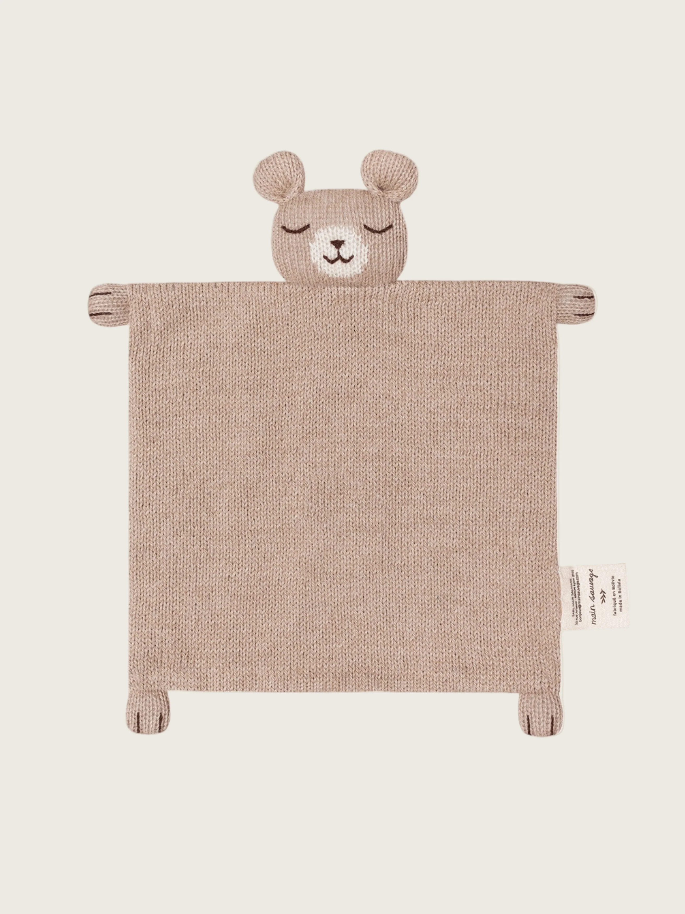 Knit Cuddle Cloth - Teddy Sand