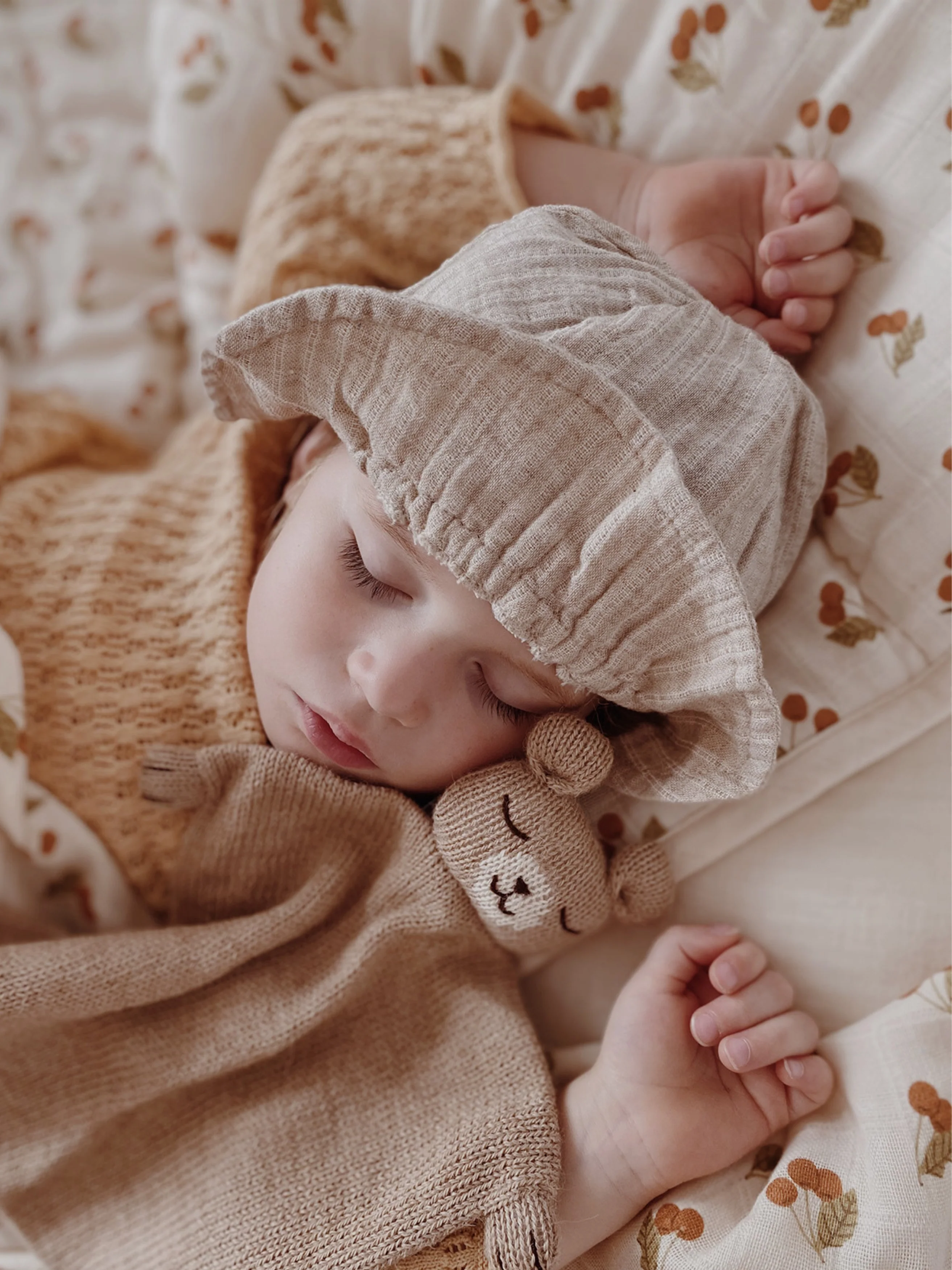 Knit Cuddle Cloth - Teddy Sand - Image 3