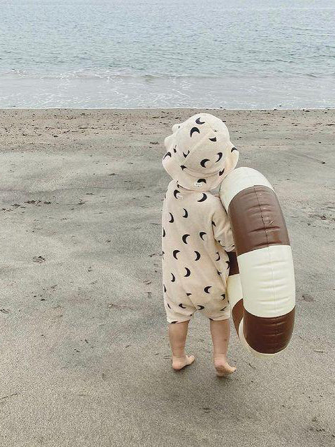 Pebble Midnight Terry Beach Romper - Image 8