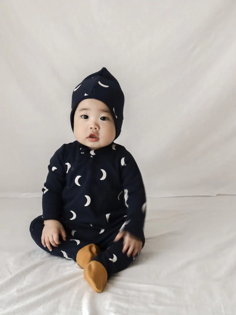 Navy Midnight Suit With Contrast Feet - Image 4
