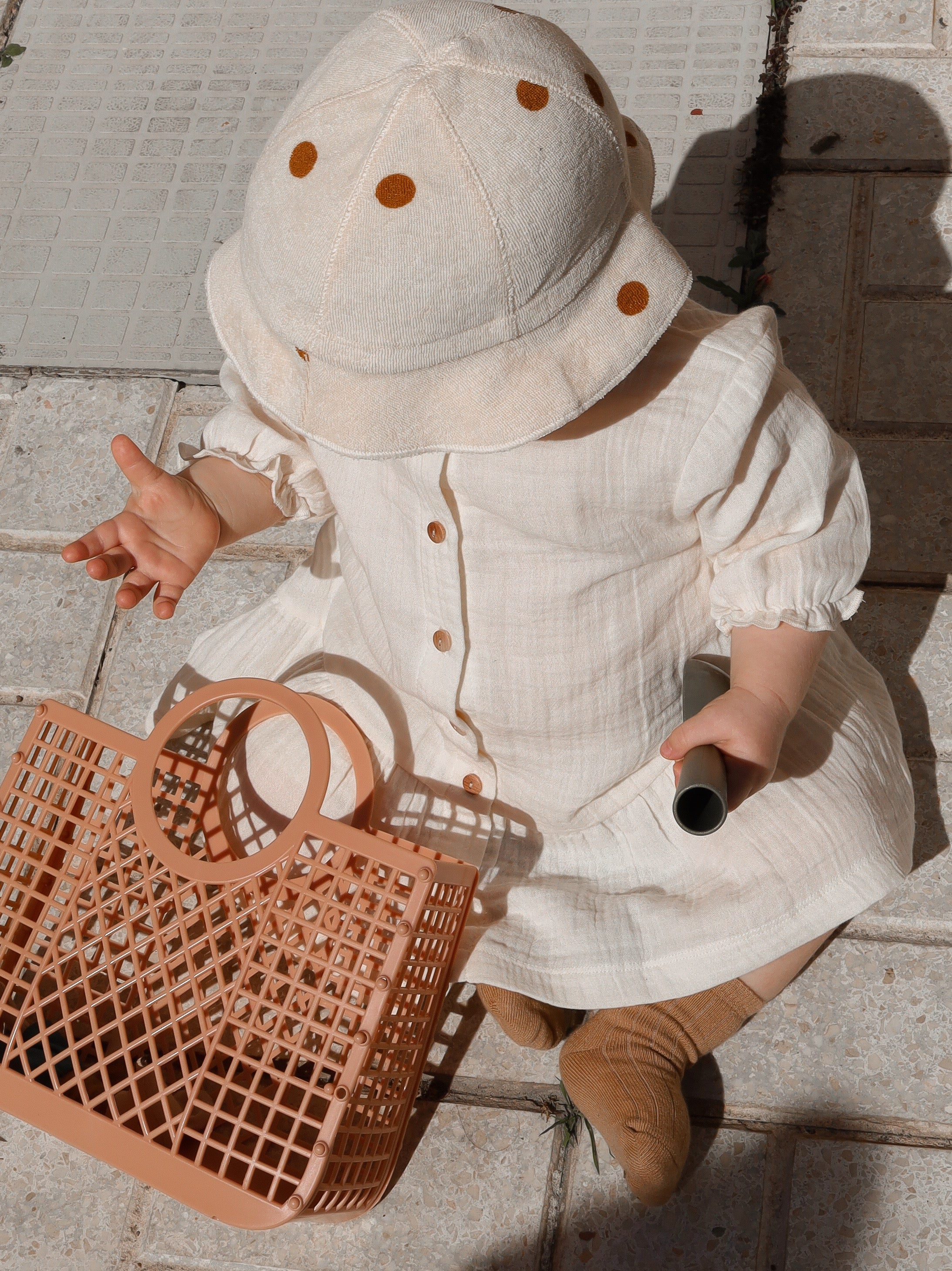 Oat Picnic Dress - Image 4