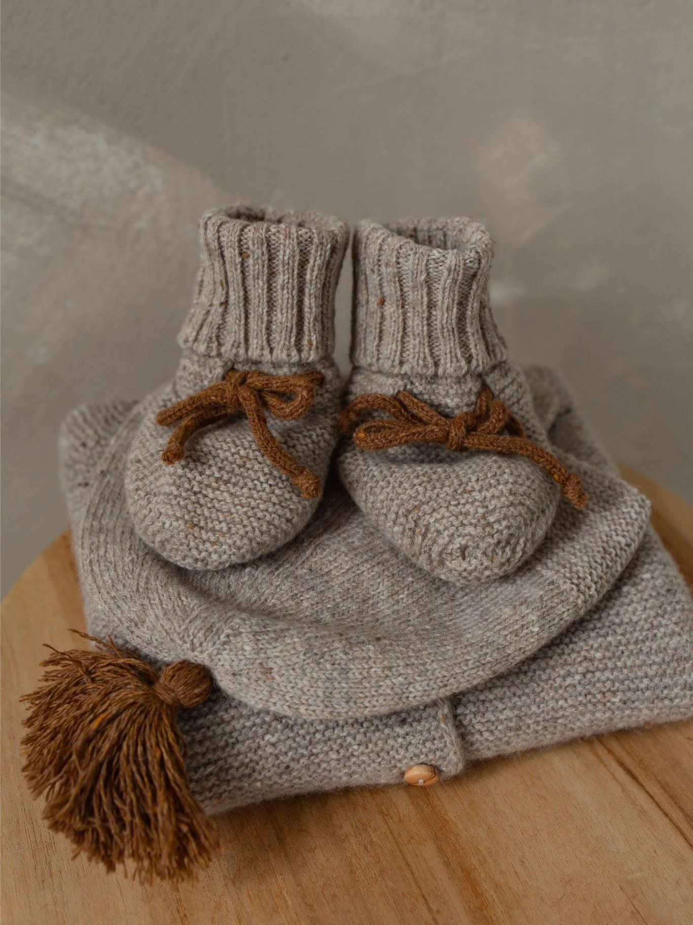 Oatmeal Wool Set - Image 4