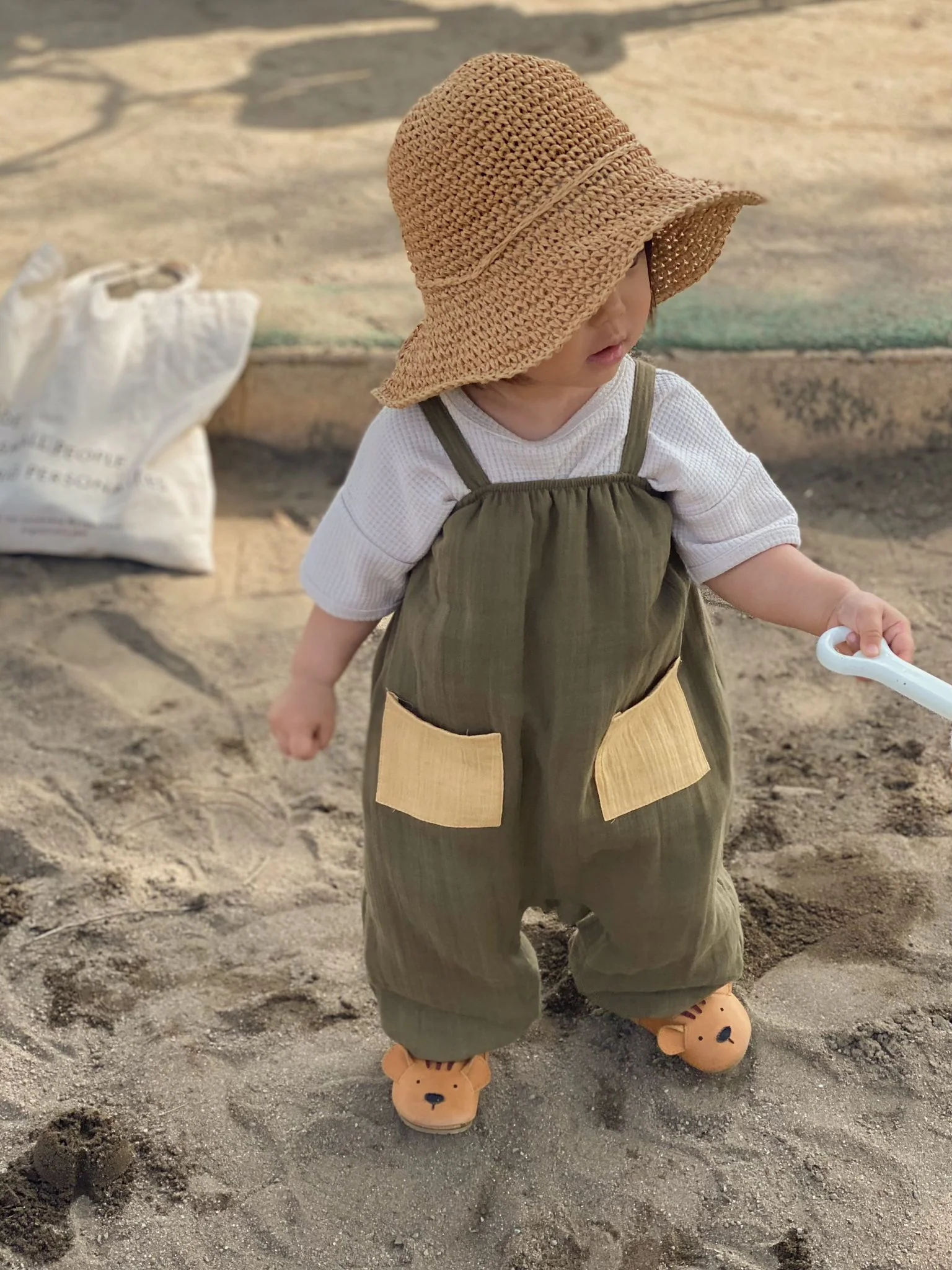 Olive Artisan Jumpsuit - Image 4