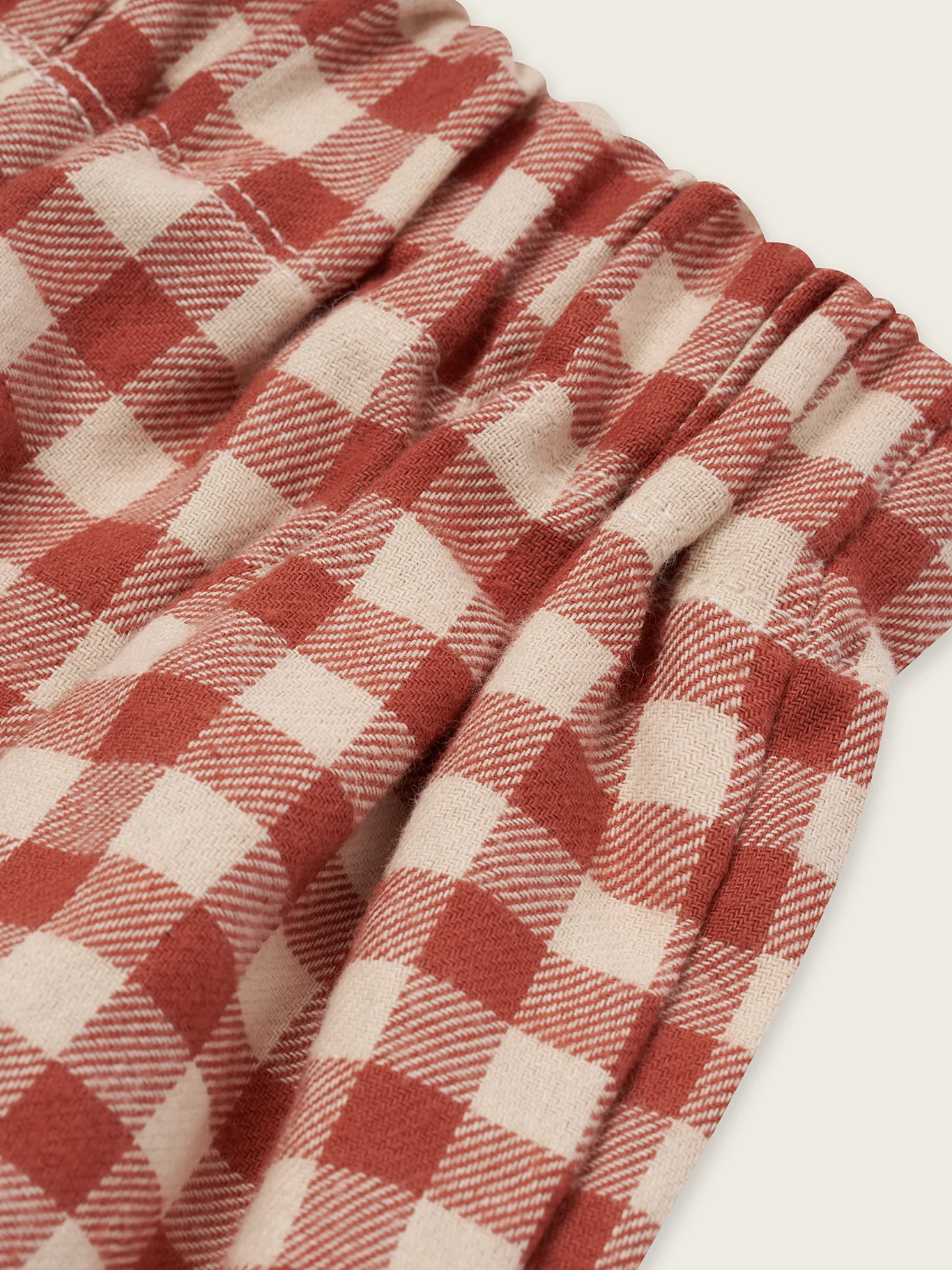 Paprika Gingham Carrot Pants - Image 3