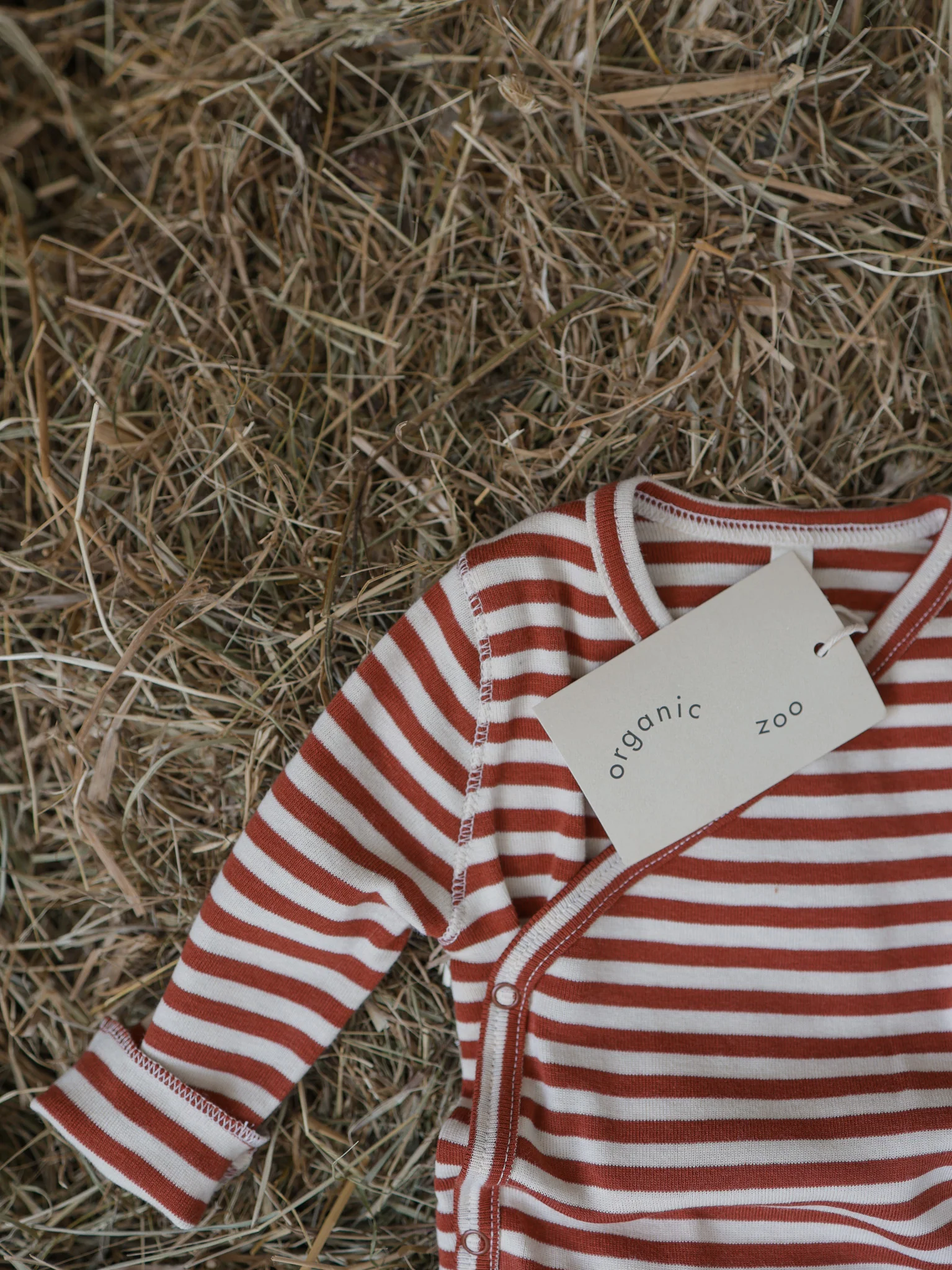 Paprika Stripes Wrap Bodysuit - Image 3