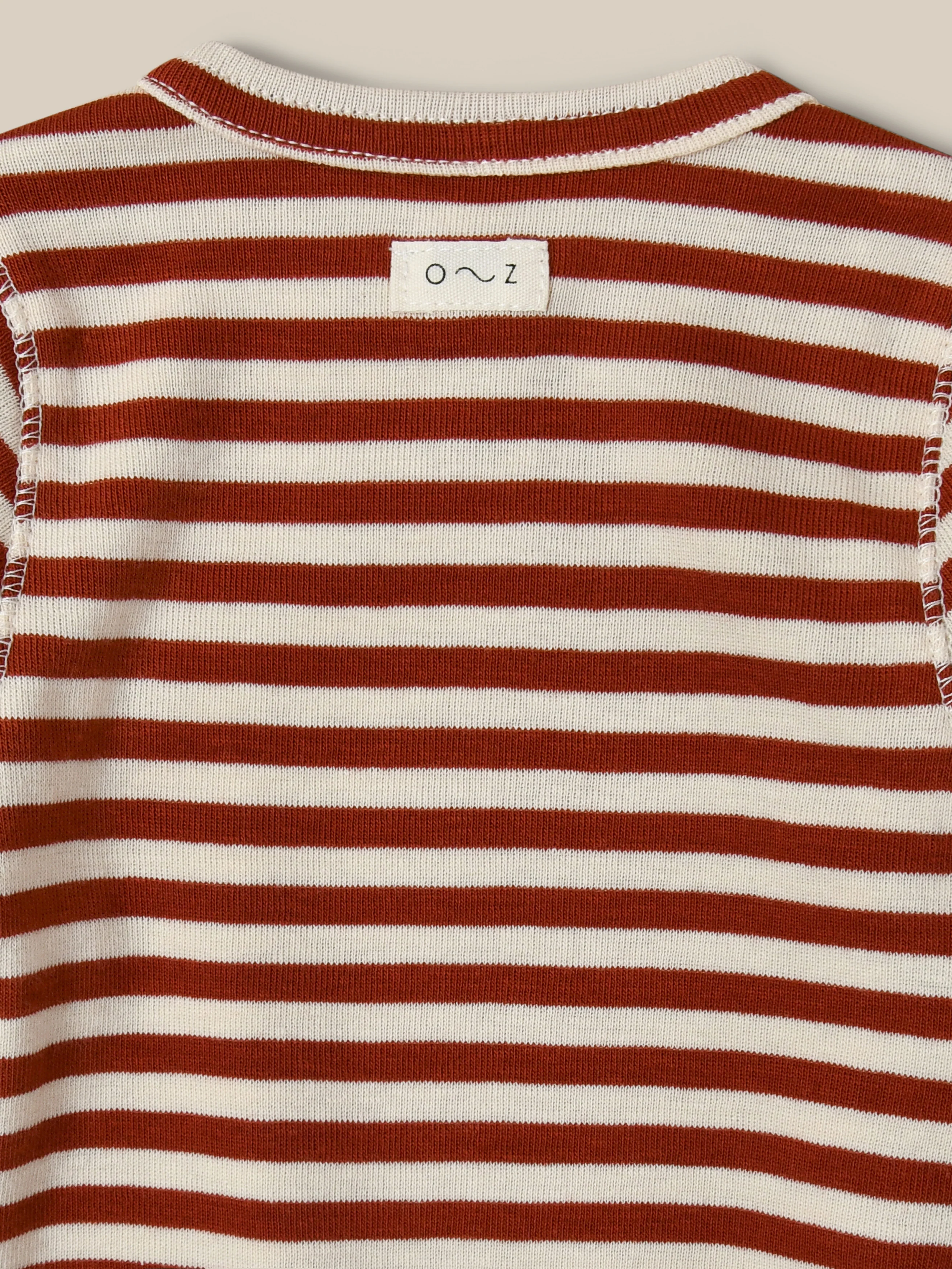 Paprika Stripes Wrap Bodysuit - Image 4