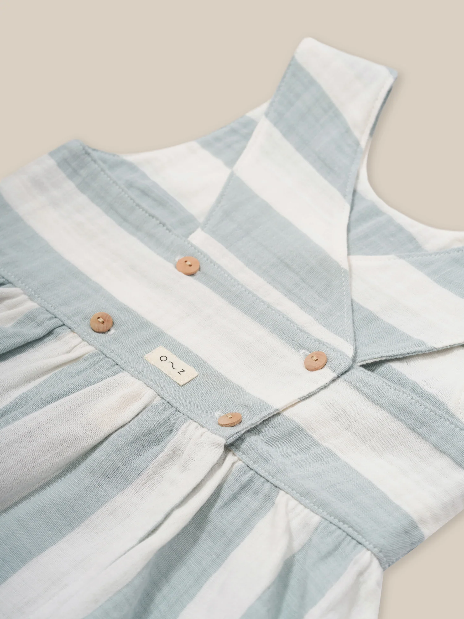 Sardine Stripes Sleeveless Dress - Image 4