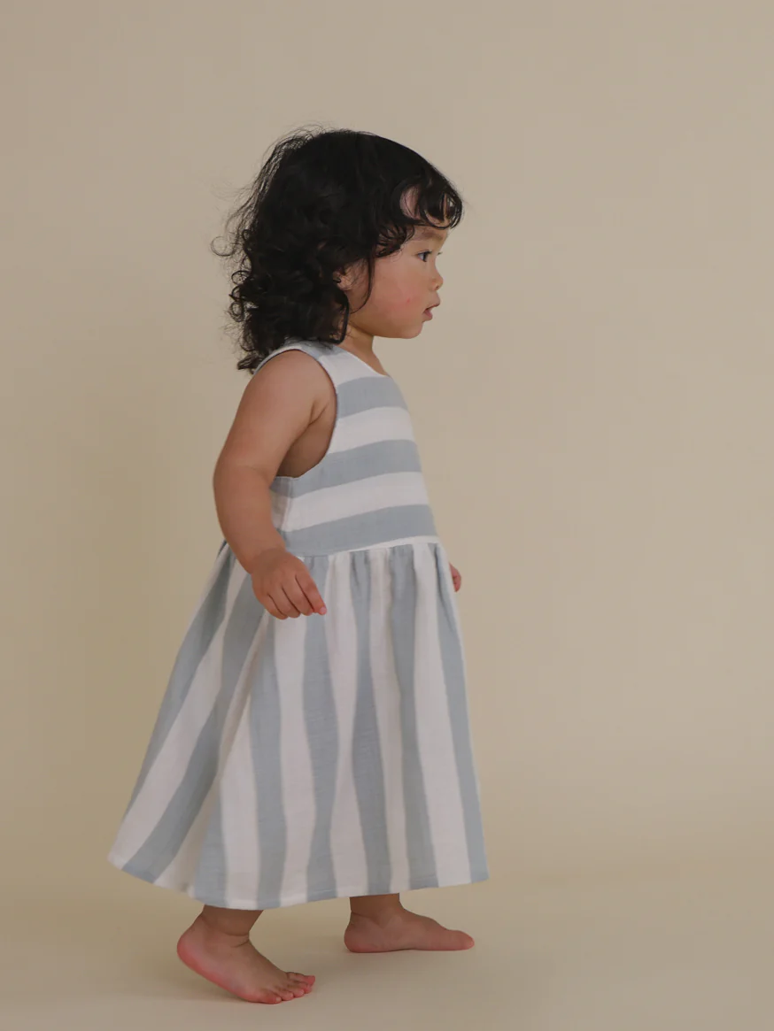 Sardine Stripes Sleeveless Dress - Image 6