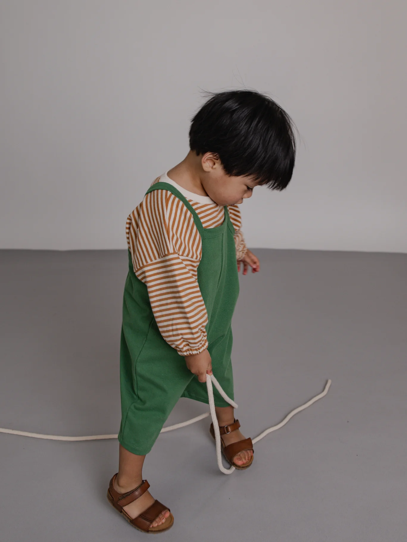 Seagrass Cropped Dungarees - Image 5