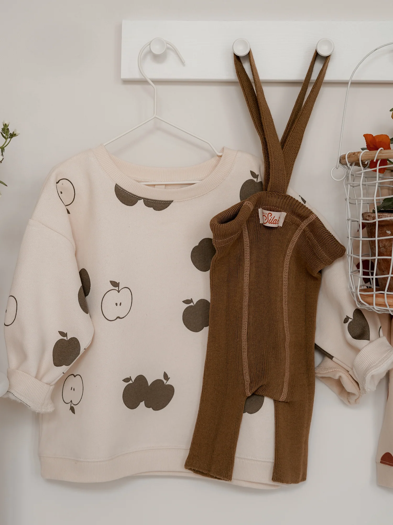 Acorn Brown Short Cotton Tights - Image 3