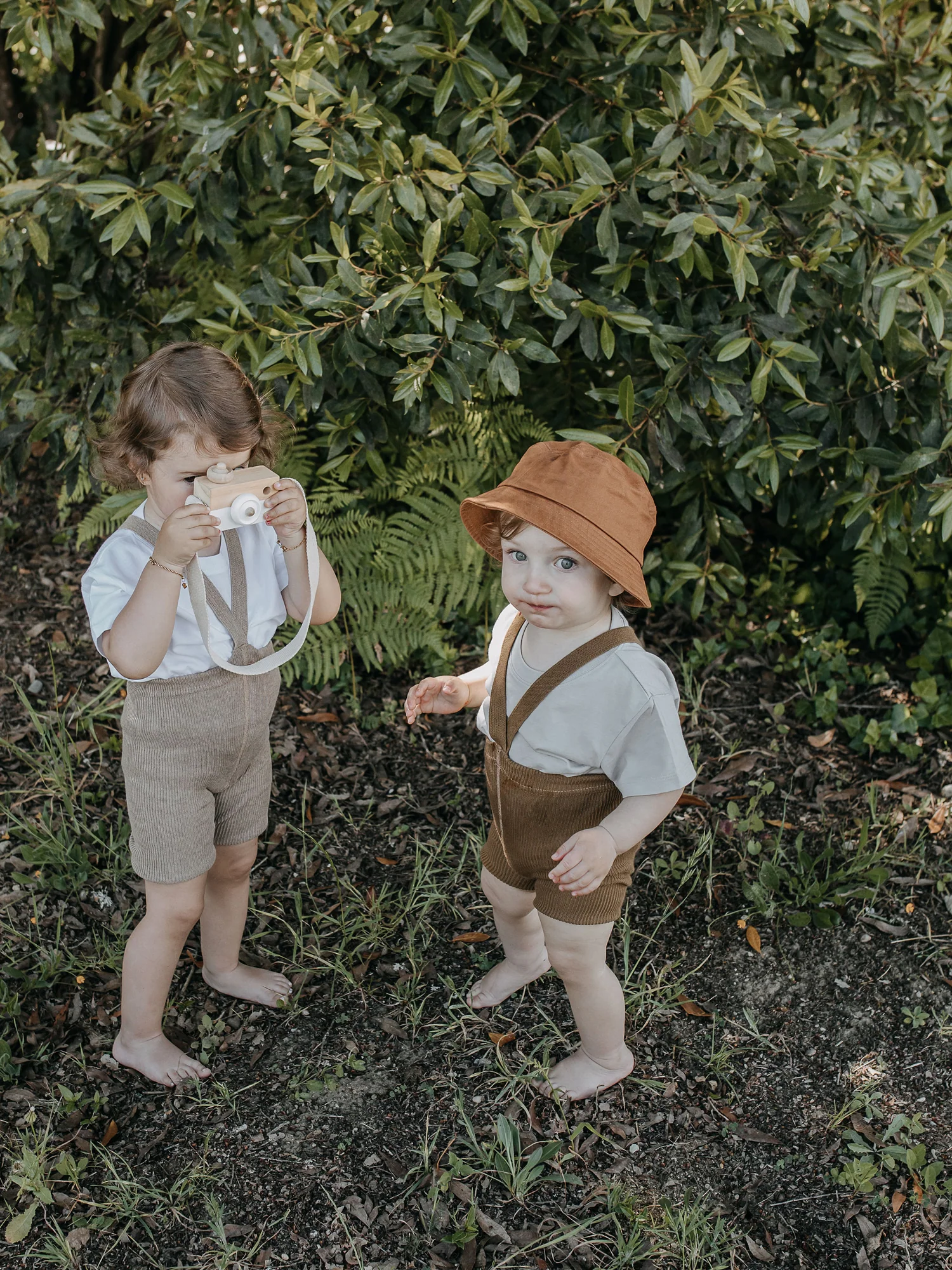 Acorn Brown Short Cotton Tights - Image 5