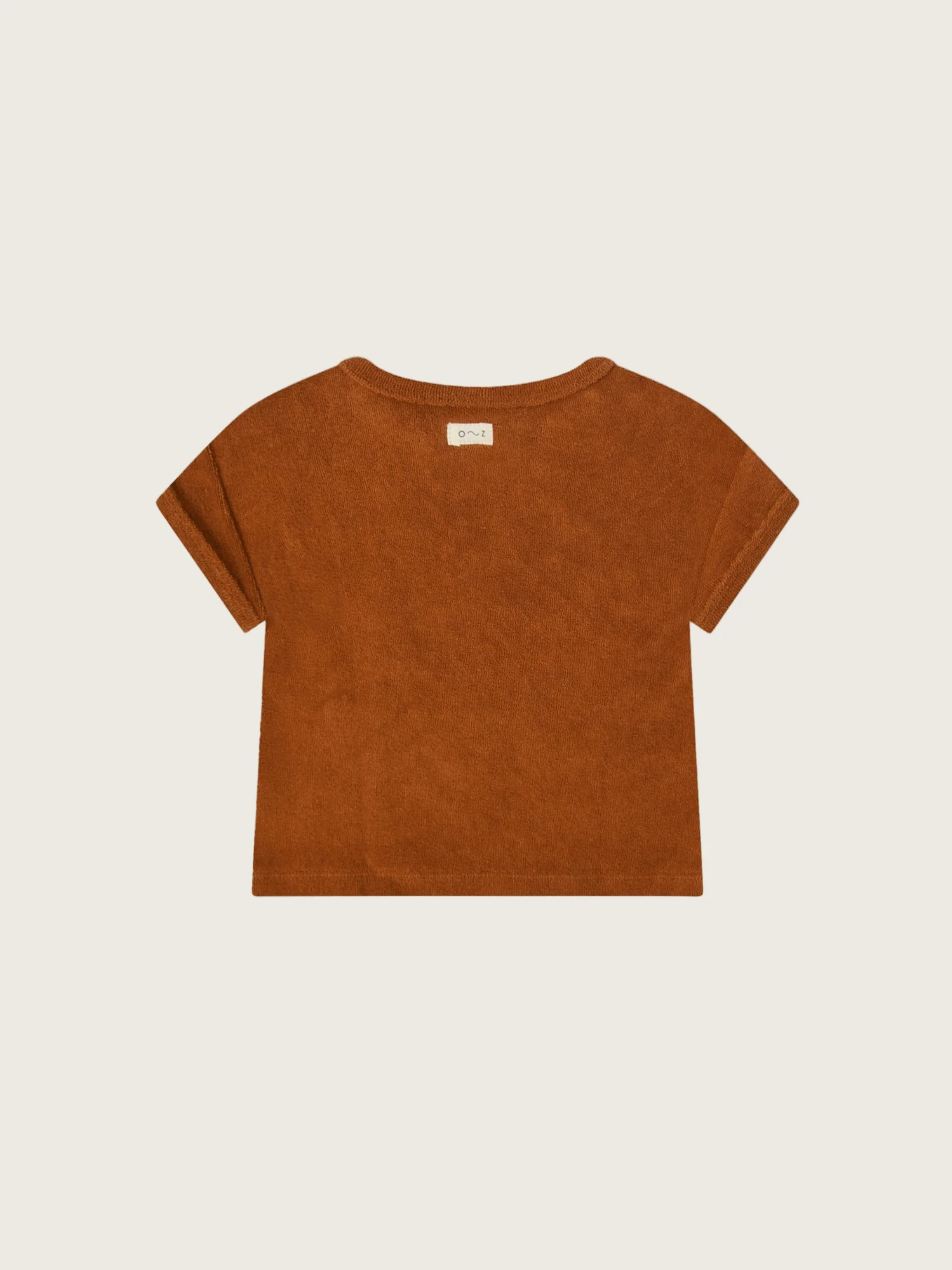 Terracotta Terry Boxy T-shirt - Image 4