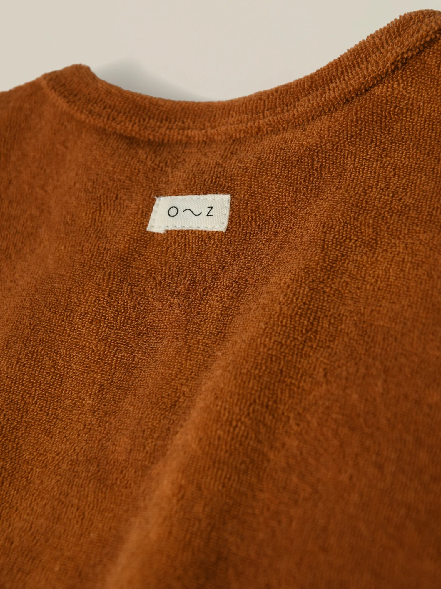 Terracotta Terry Boxy T-shirt - Image 6