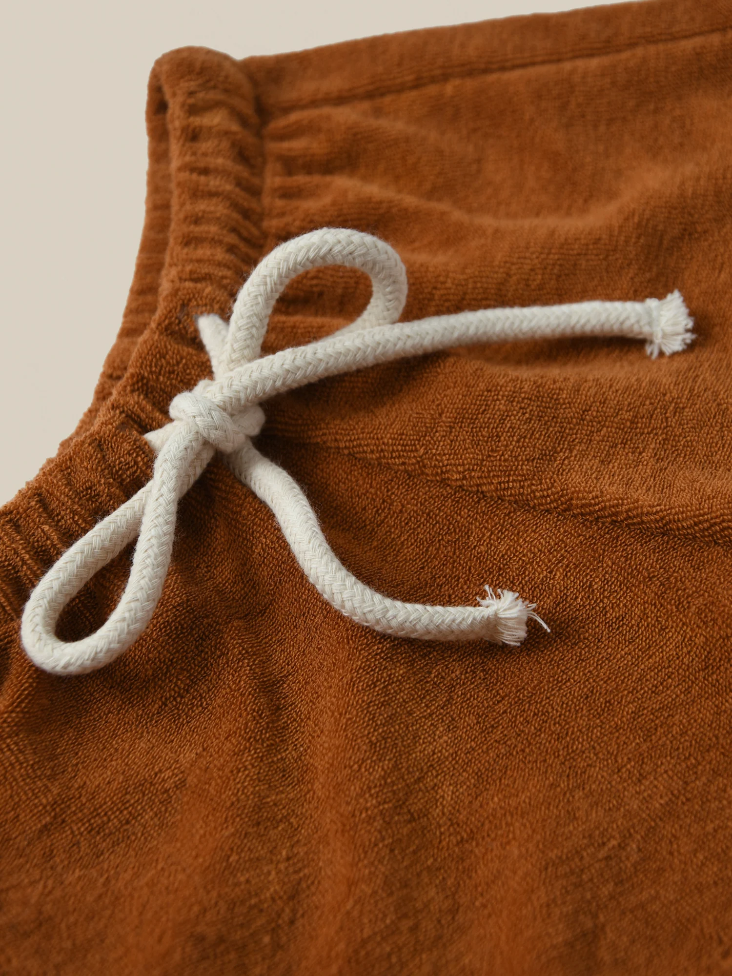 Terracotta Terry Rope Shorts - Image 5