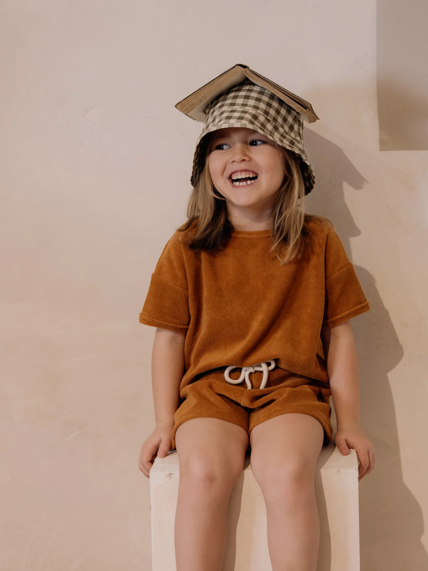 Terracotta Terry Rope Shorts - Image 6