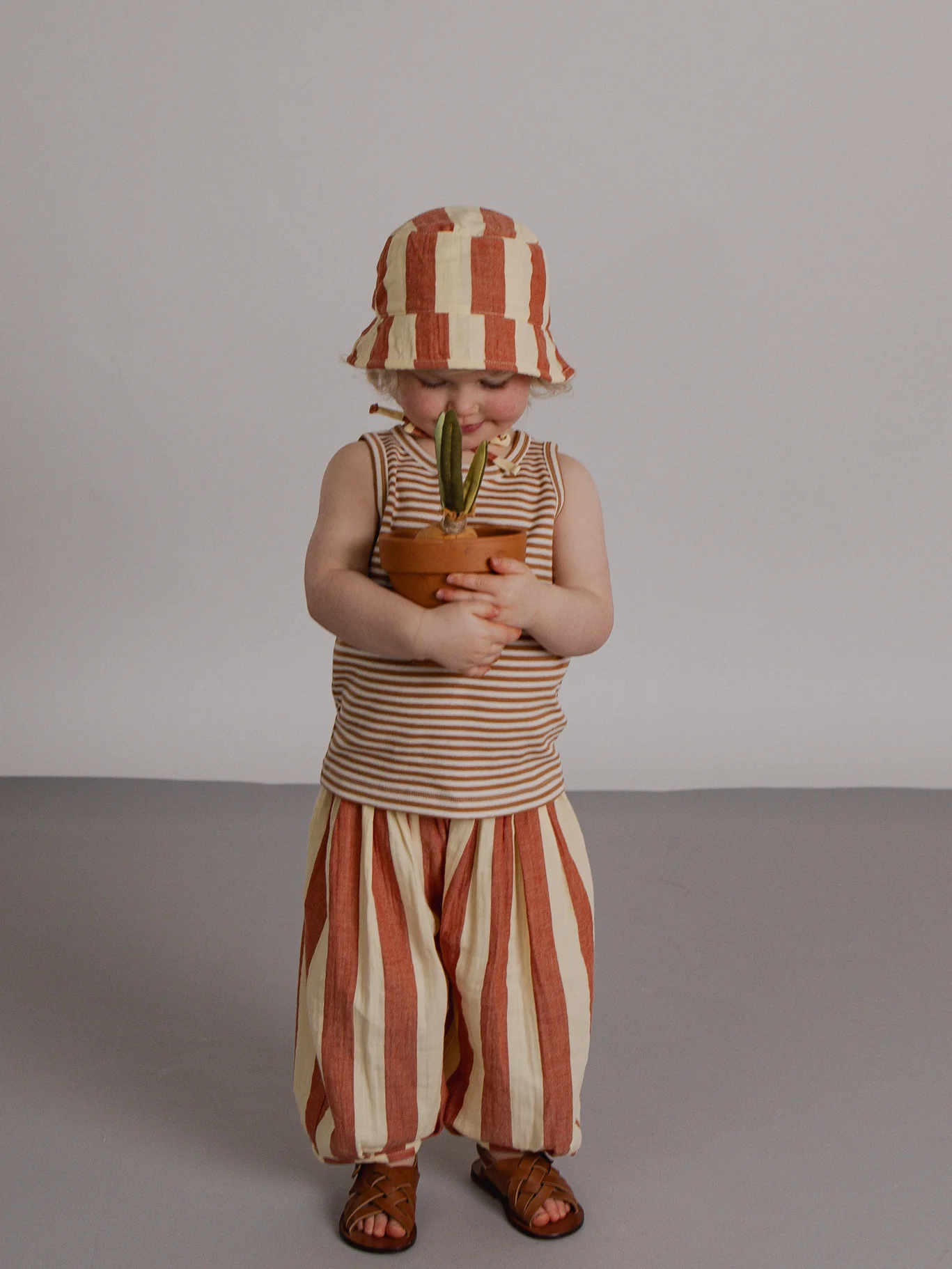Tomato Stripes Bucket Sun Hat - Image 5