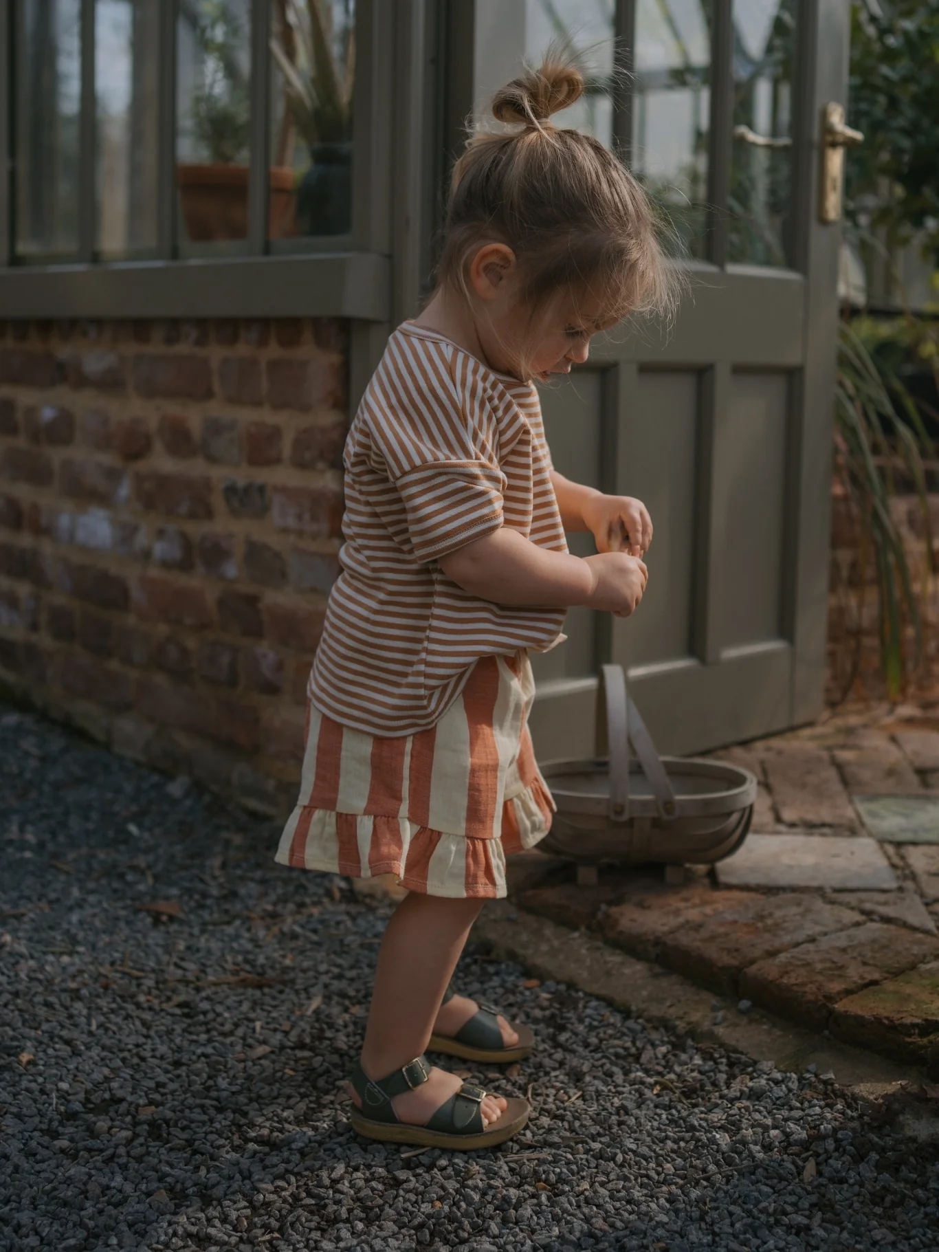 Tomato Stripes Frill Shorts - Image 4